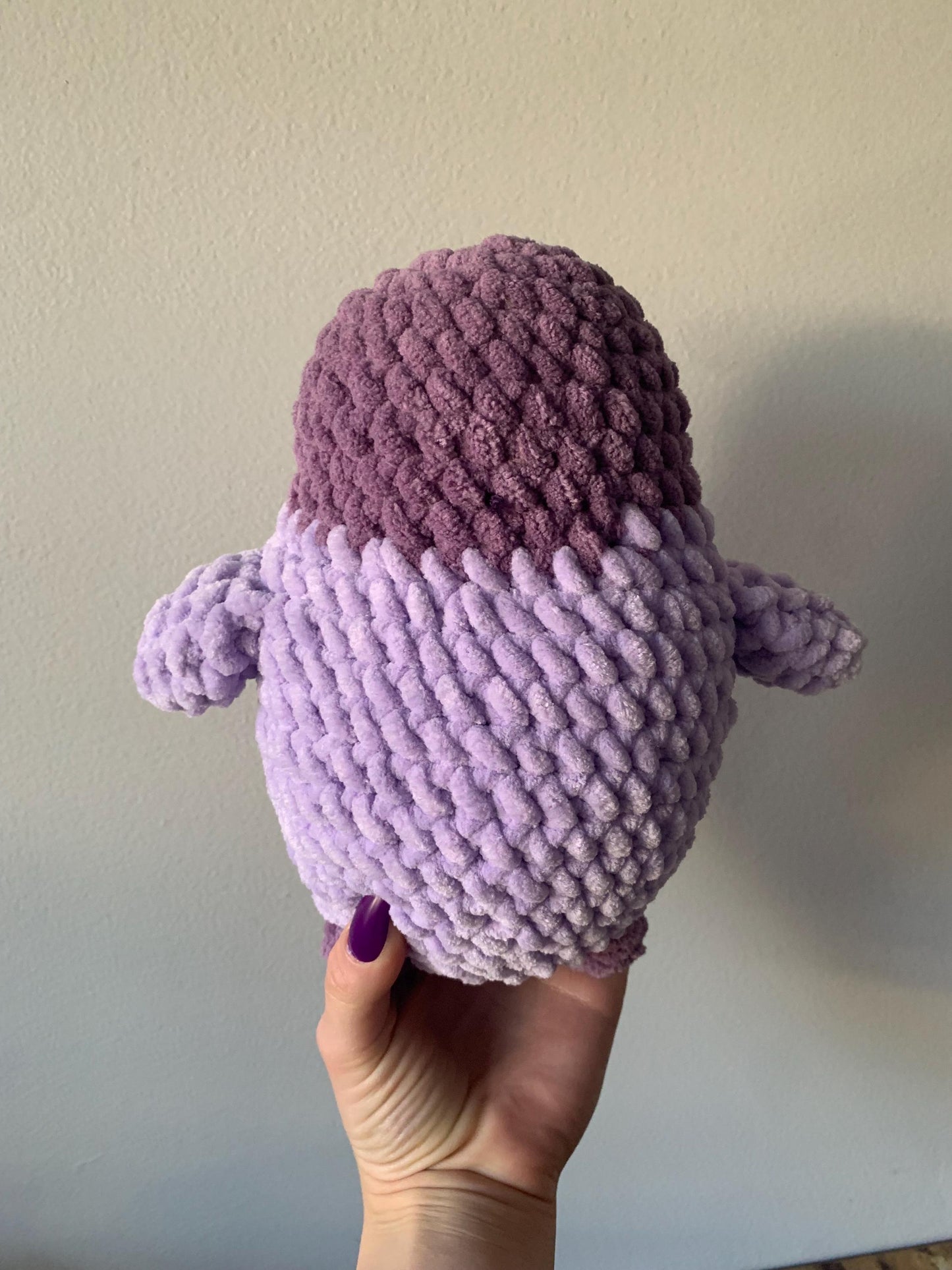 Colorful Penguin Crochet Plushie — Made to Order