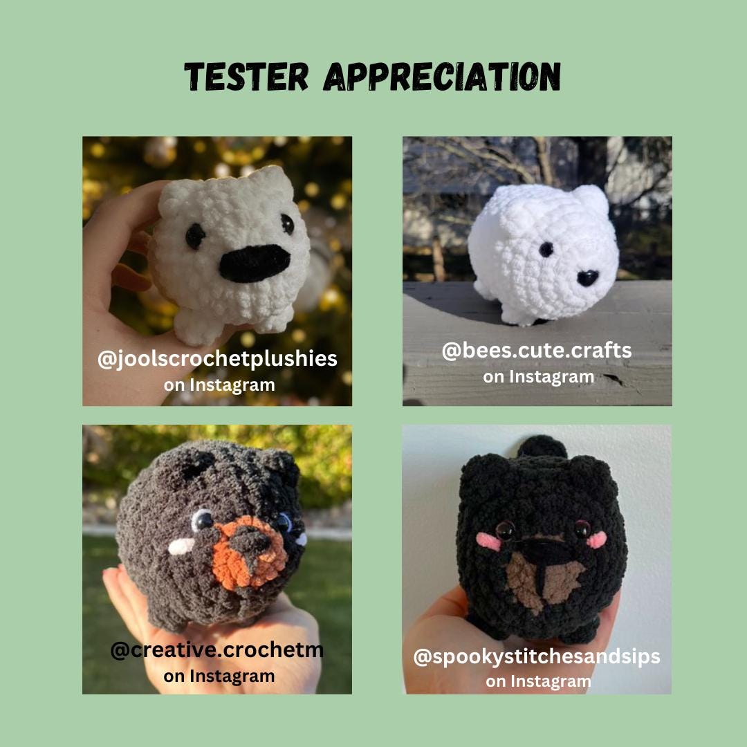PDF Download: No-Sew Chubby Bear Crochet Pattern