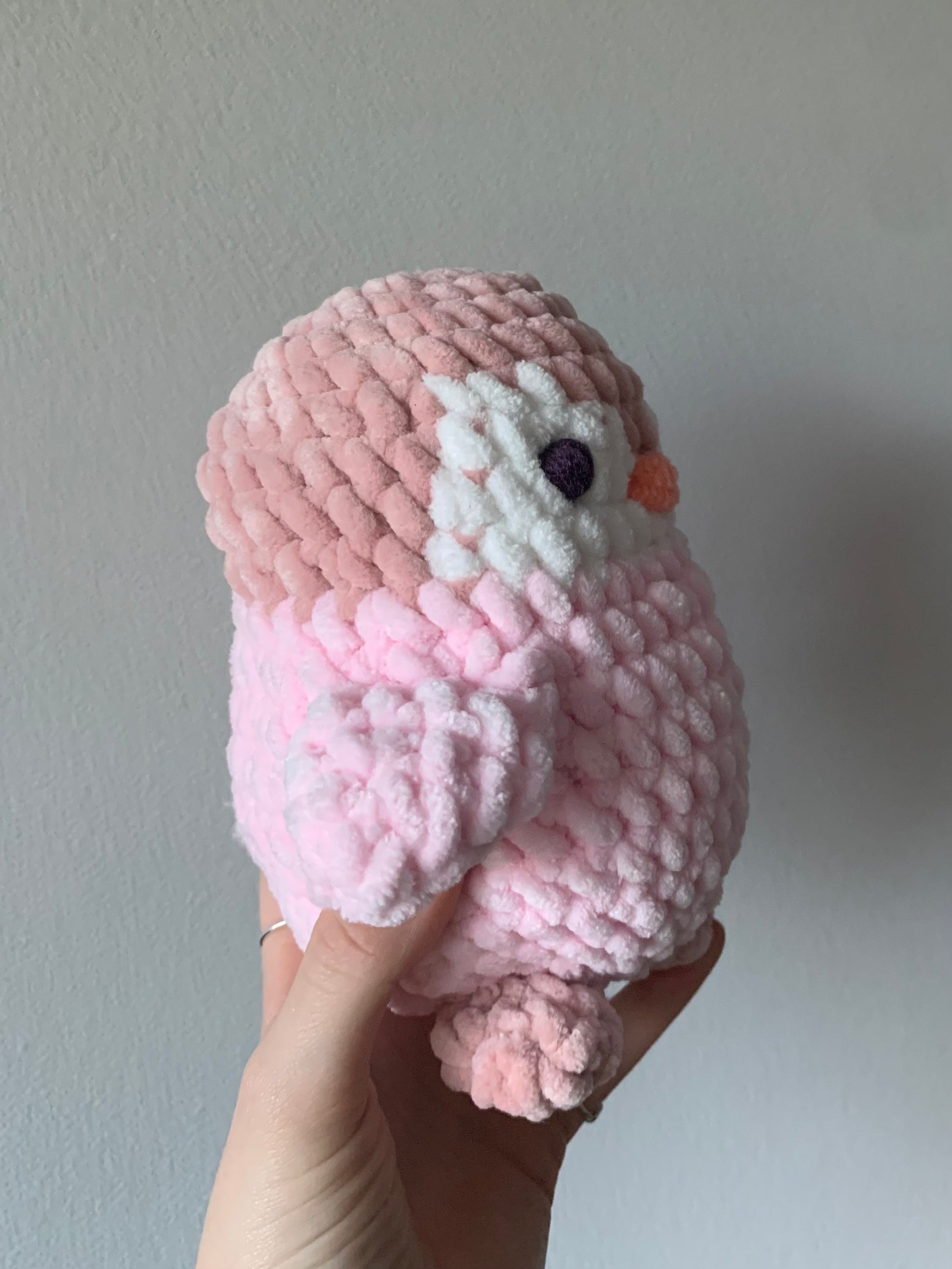 Colorful Penguin Crochet Plushie — Made to Order