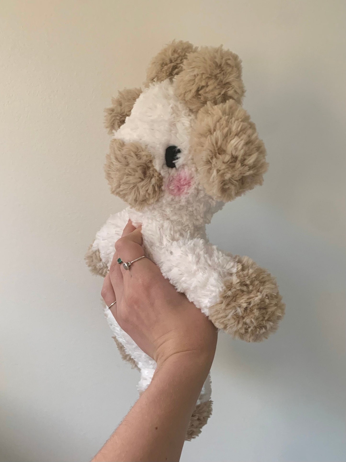 Fluffy Cow Weighted Crochet Plush — Made to Order