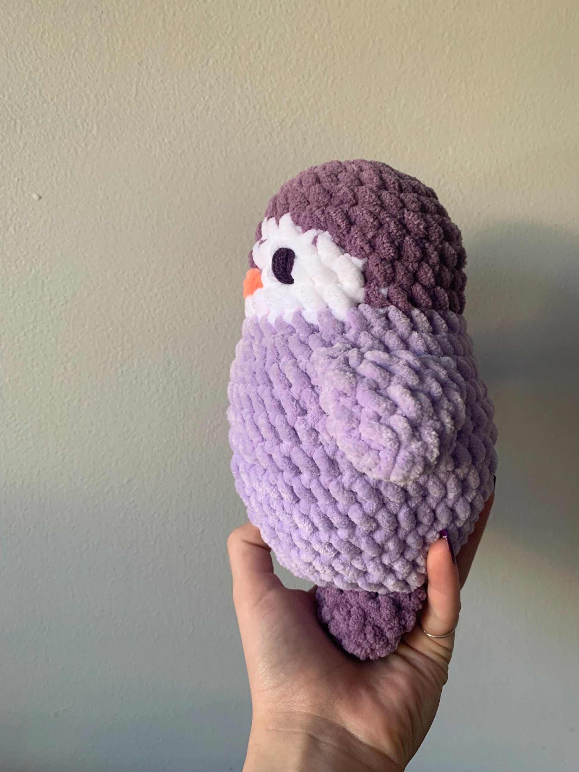 Colorful Penguin Crochet Plushie — Made to Order