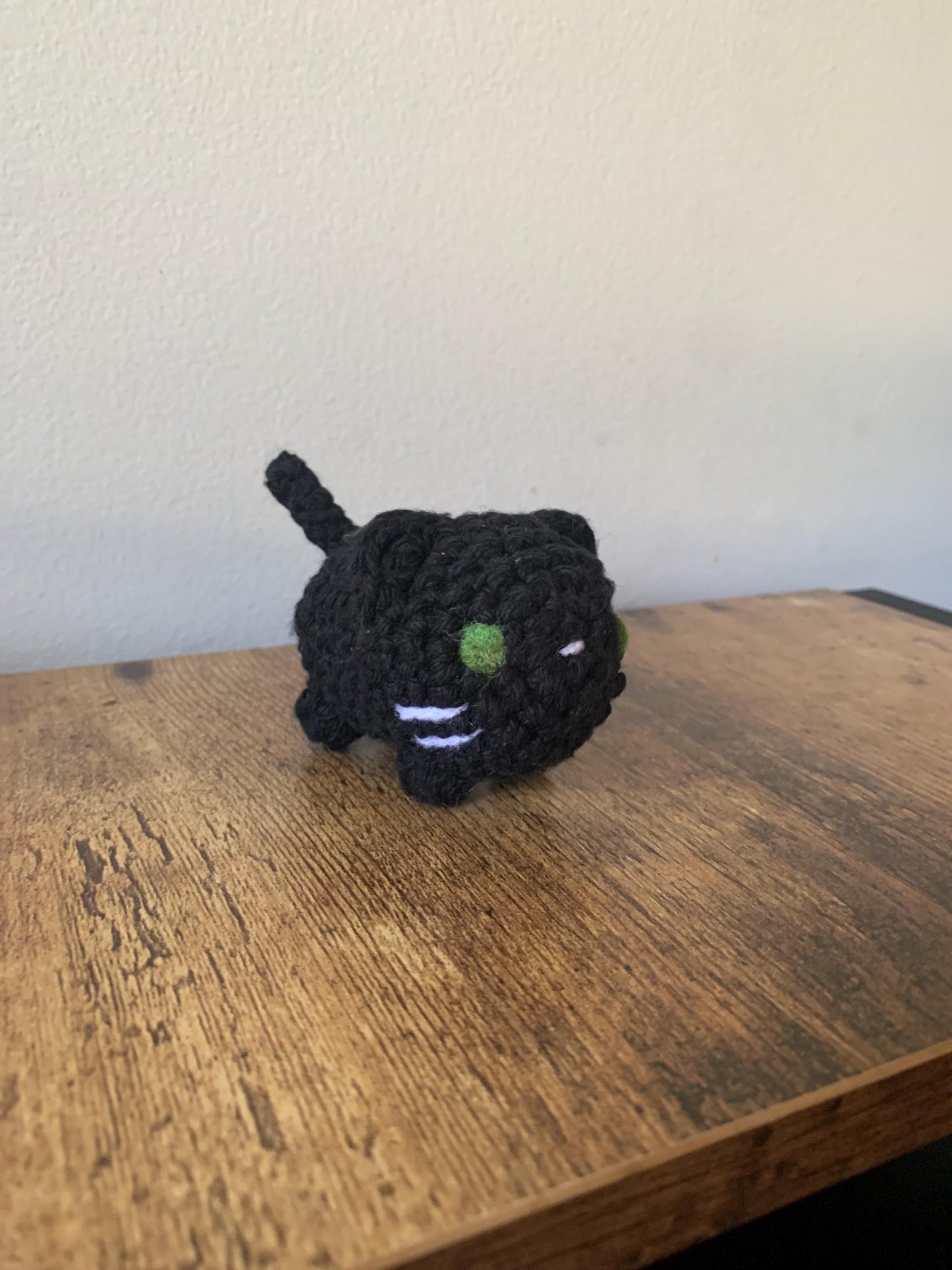 Good Luck Black Cat | Mini Crochet Black Cat