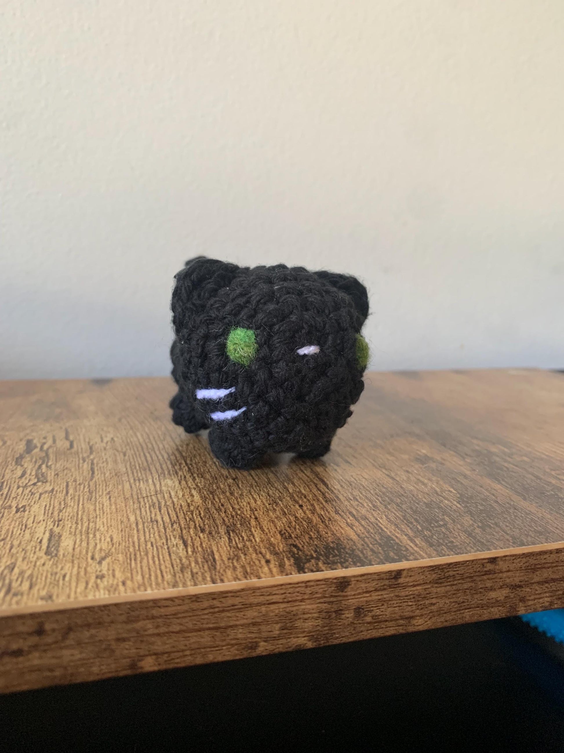 Good Luck Black Cat | Mini Crochet Black Cat