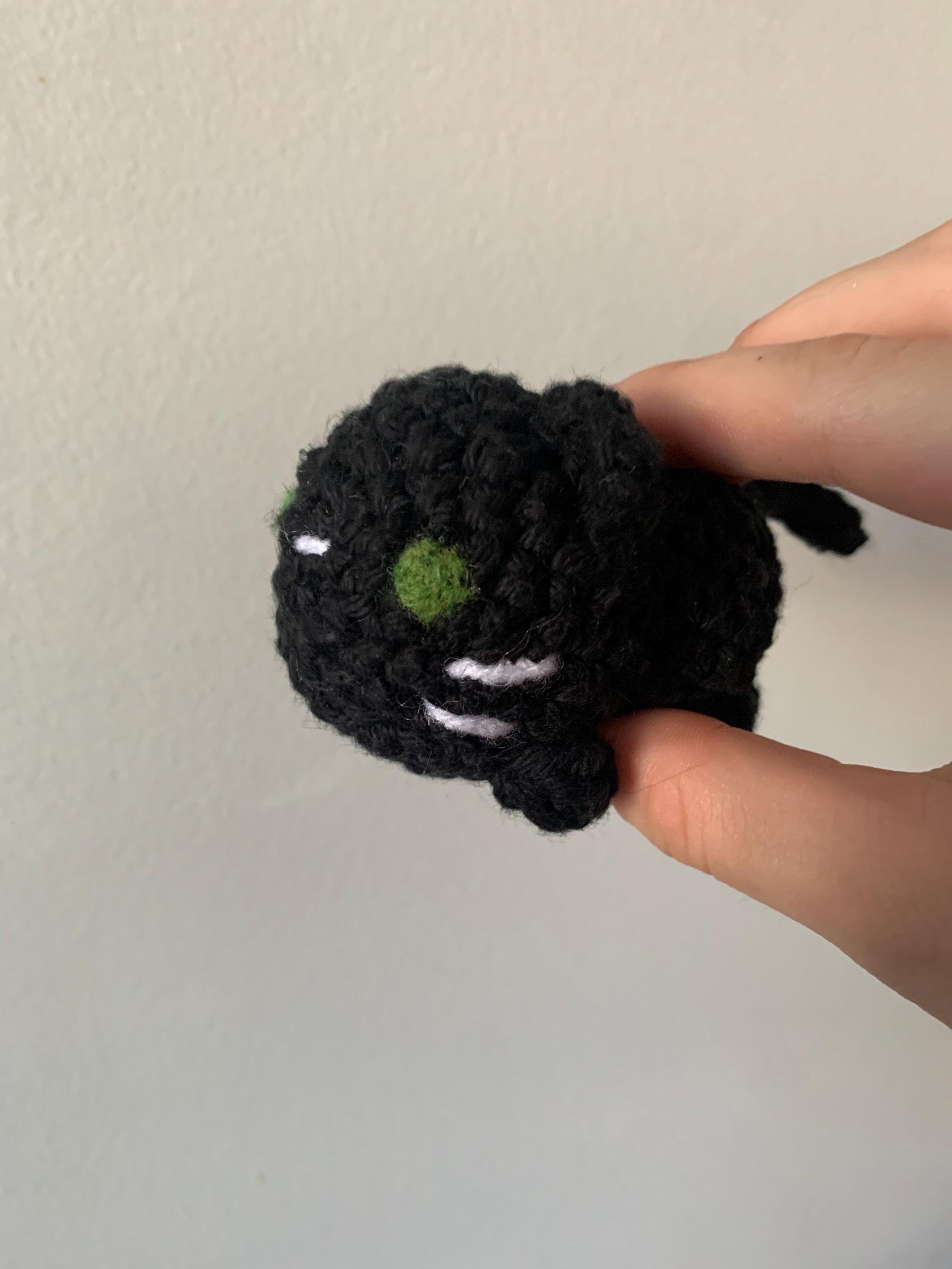 Good Luck Black Cat | Mini Crochet Black Cat