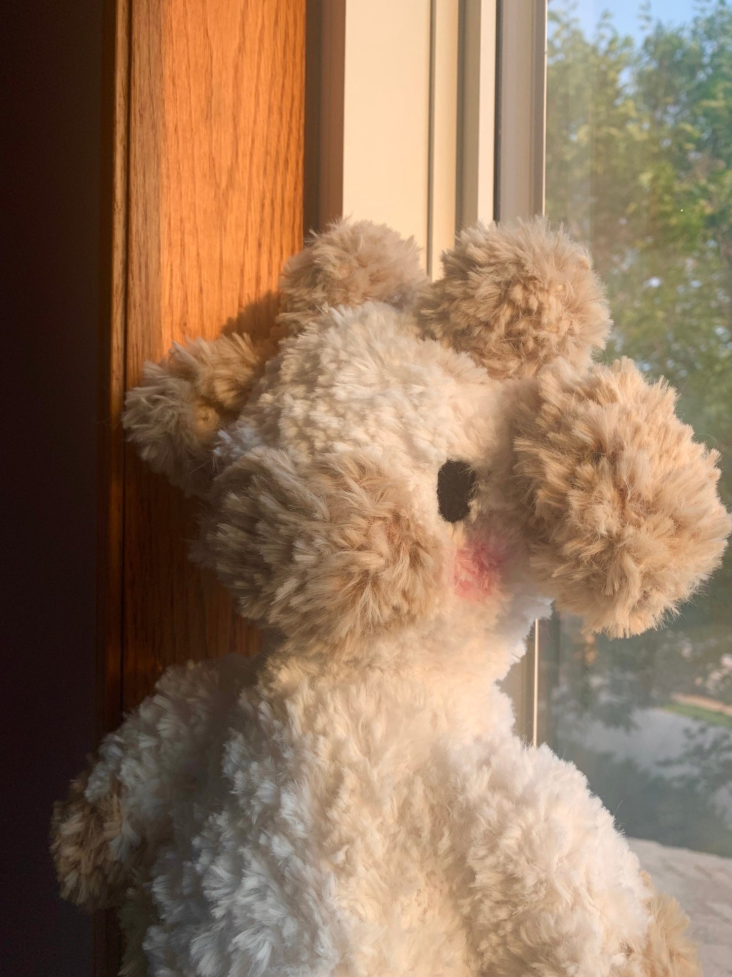 Fluffy Cow Weighted Crochet Plush — Made to Order