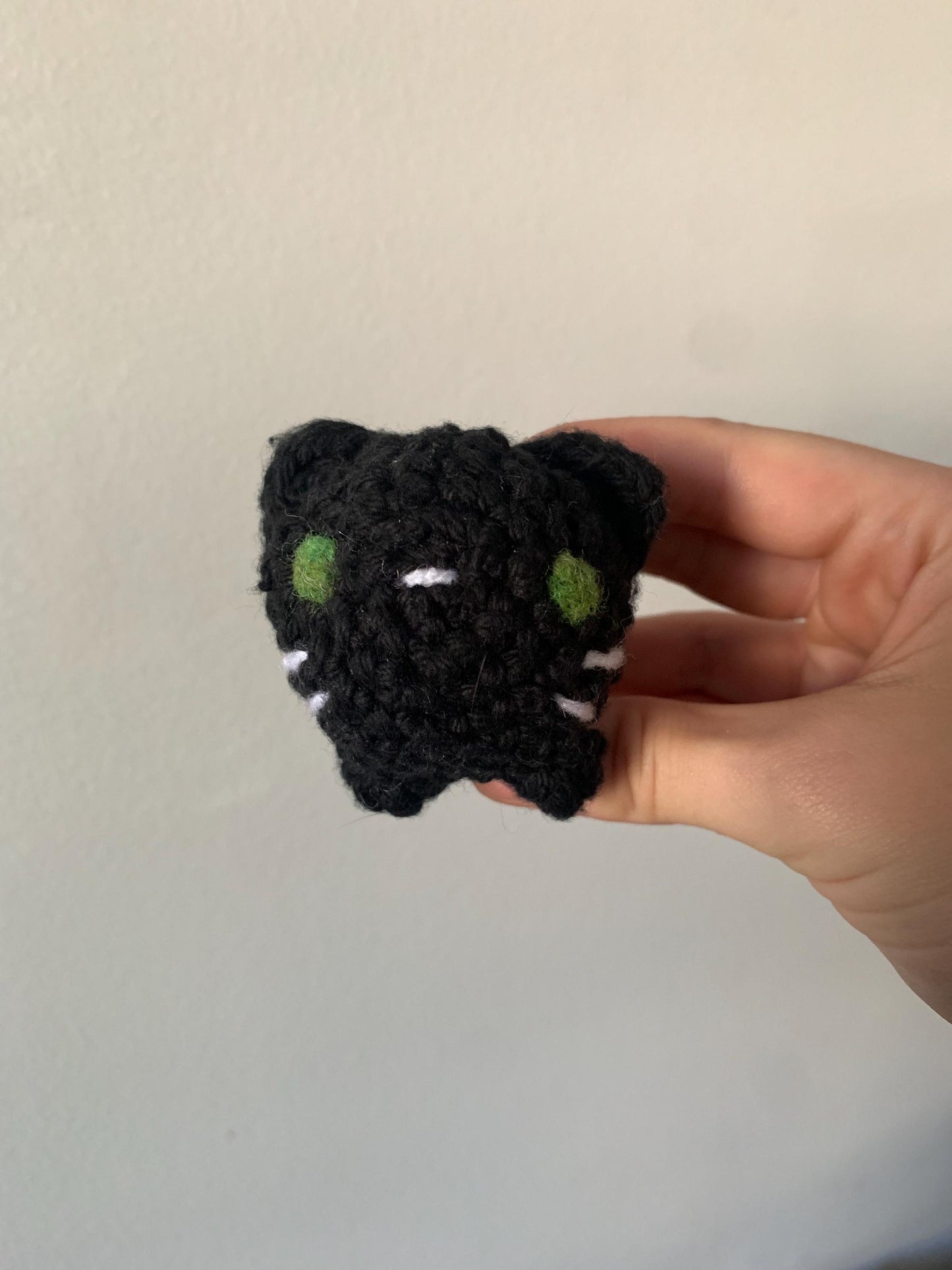 Good Luck Black Cat | Mini Crochet Black Cat