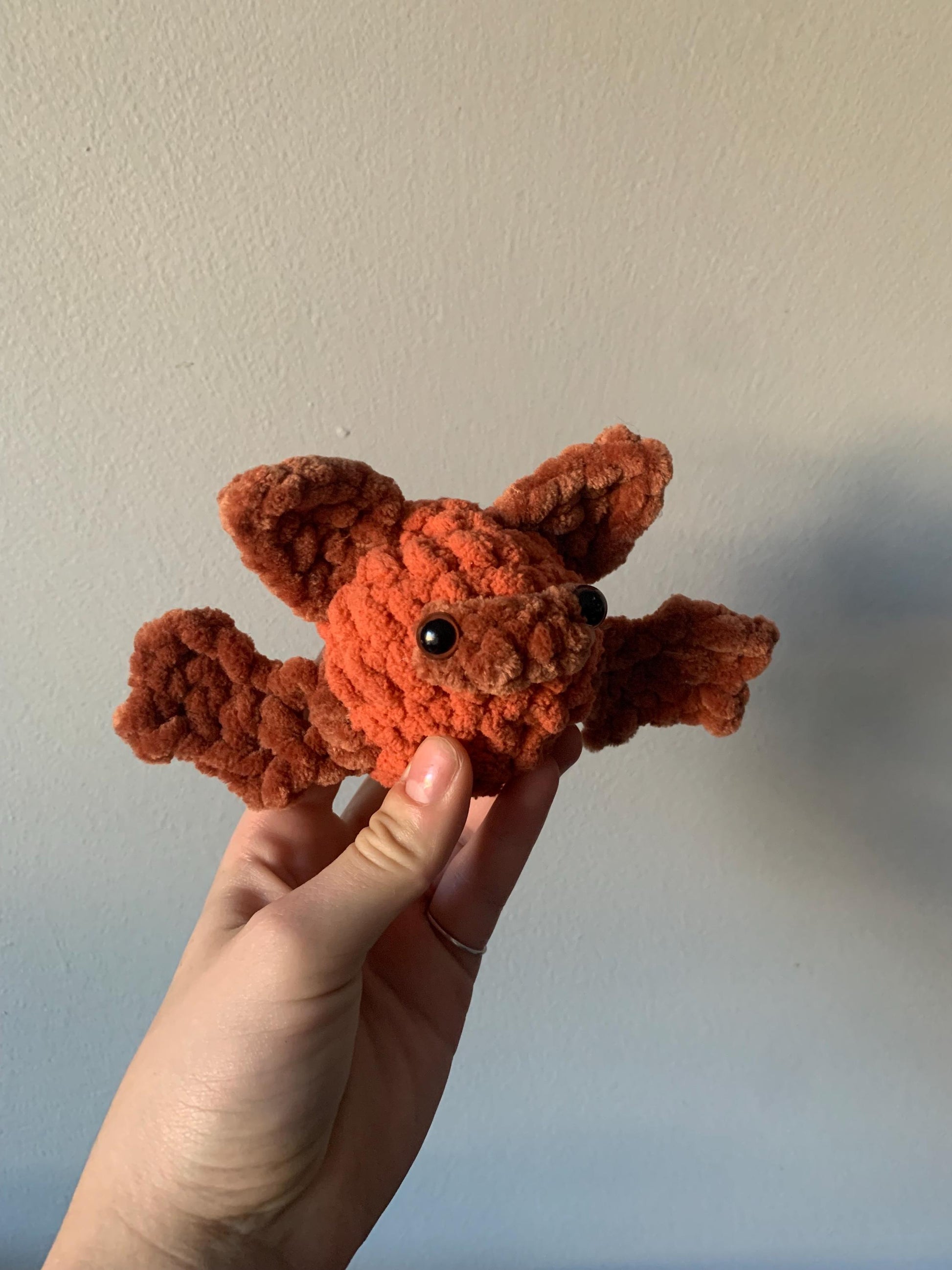 Eastern Red Bat Crochet Plushie