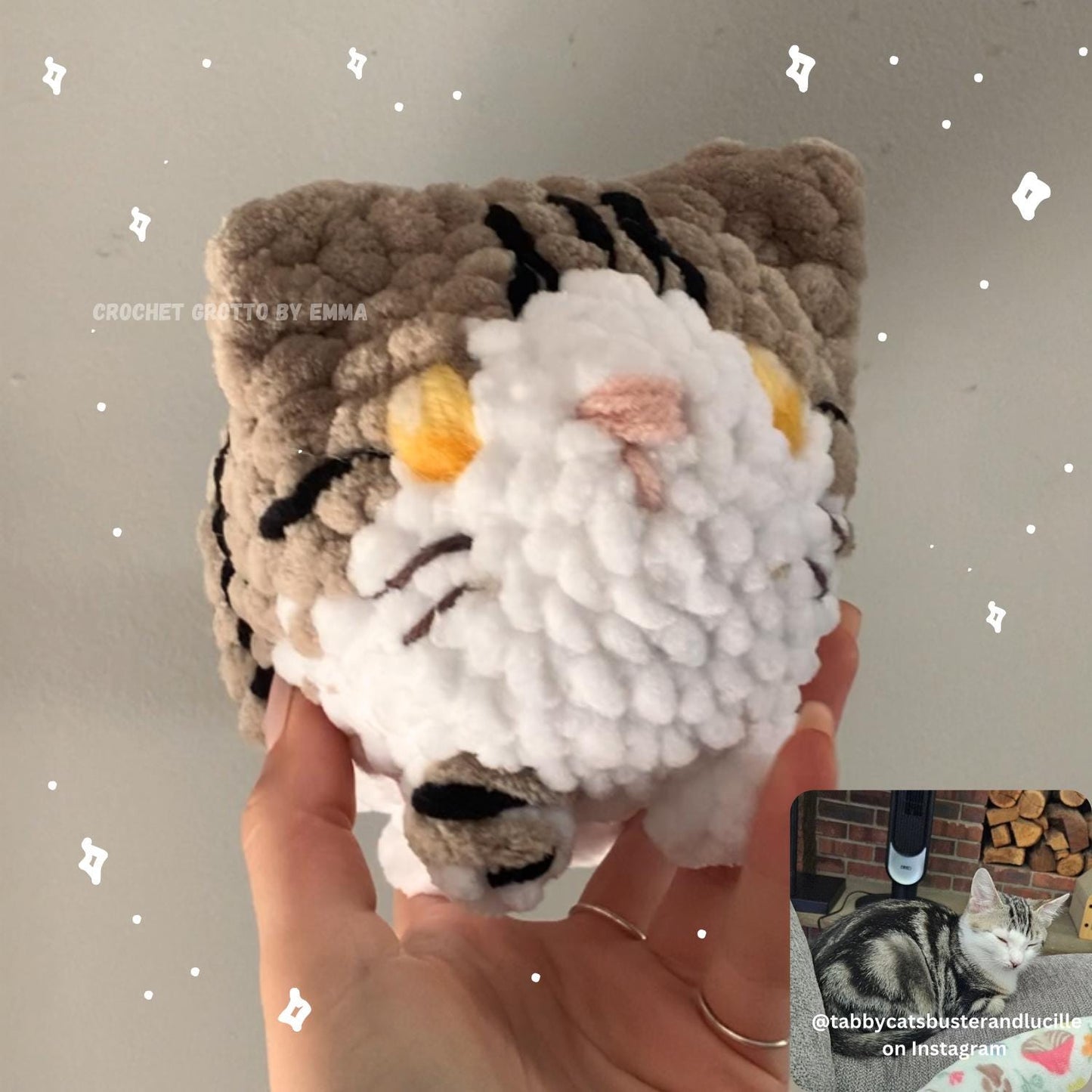 Customizable Pet Cat Crochet Plushies | Made to Order