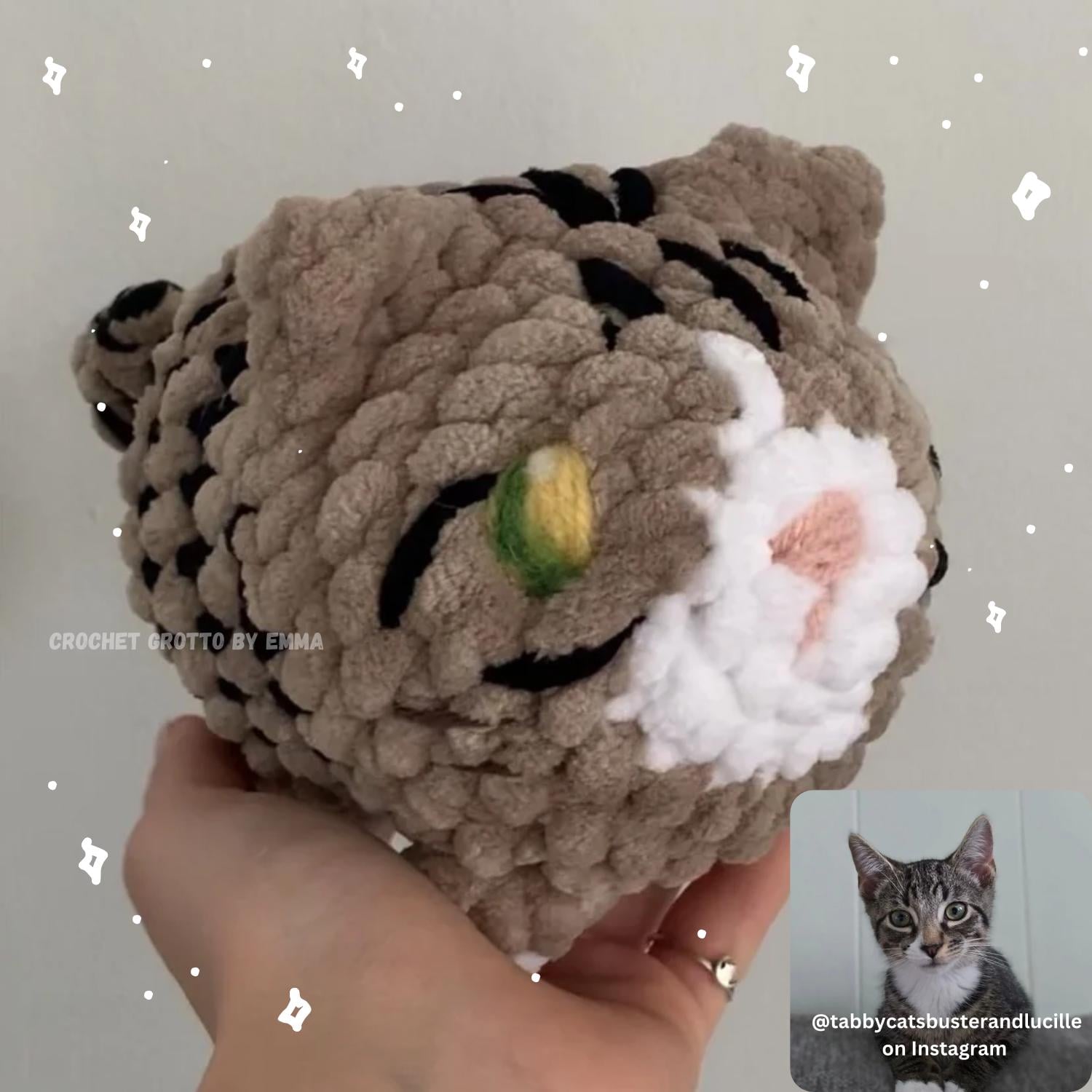 Customizable Pet Cat Crochet Plushies | Made to Order