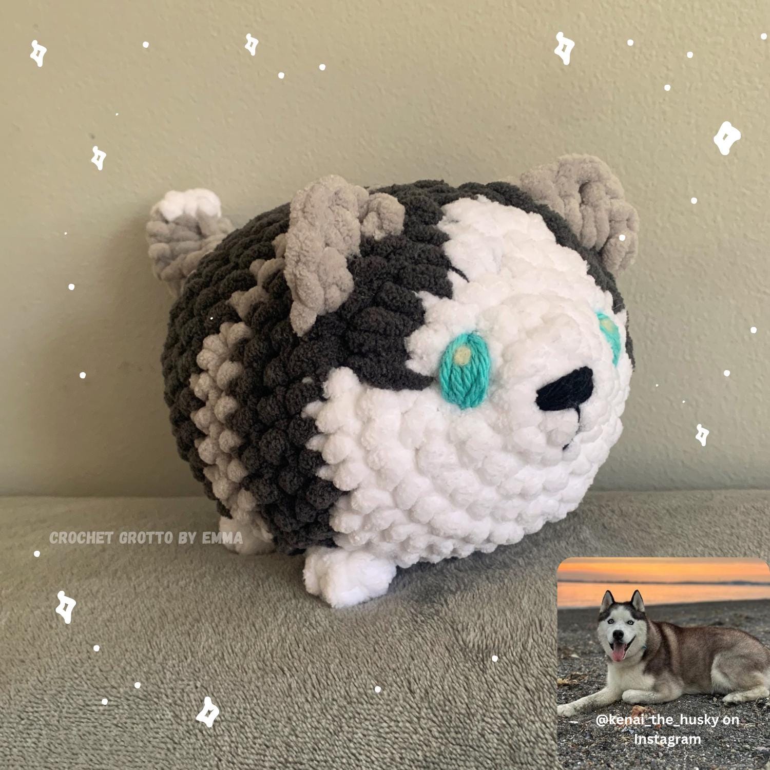 Customizable Pet Dog Crochet Plushies | Made to Order