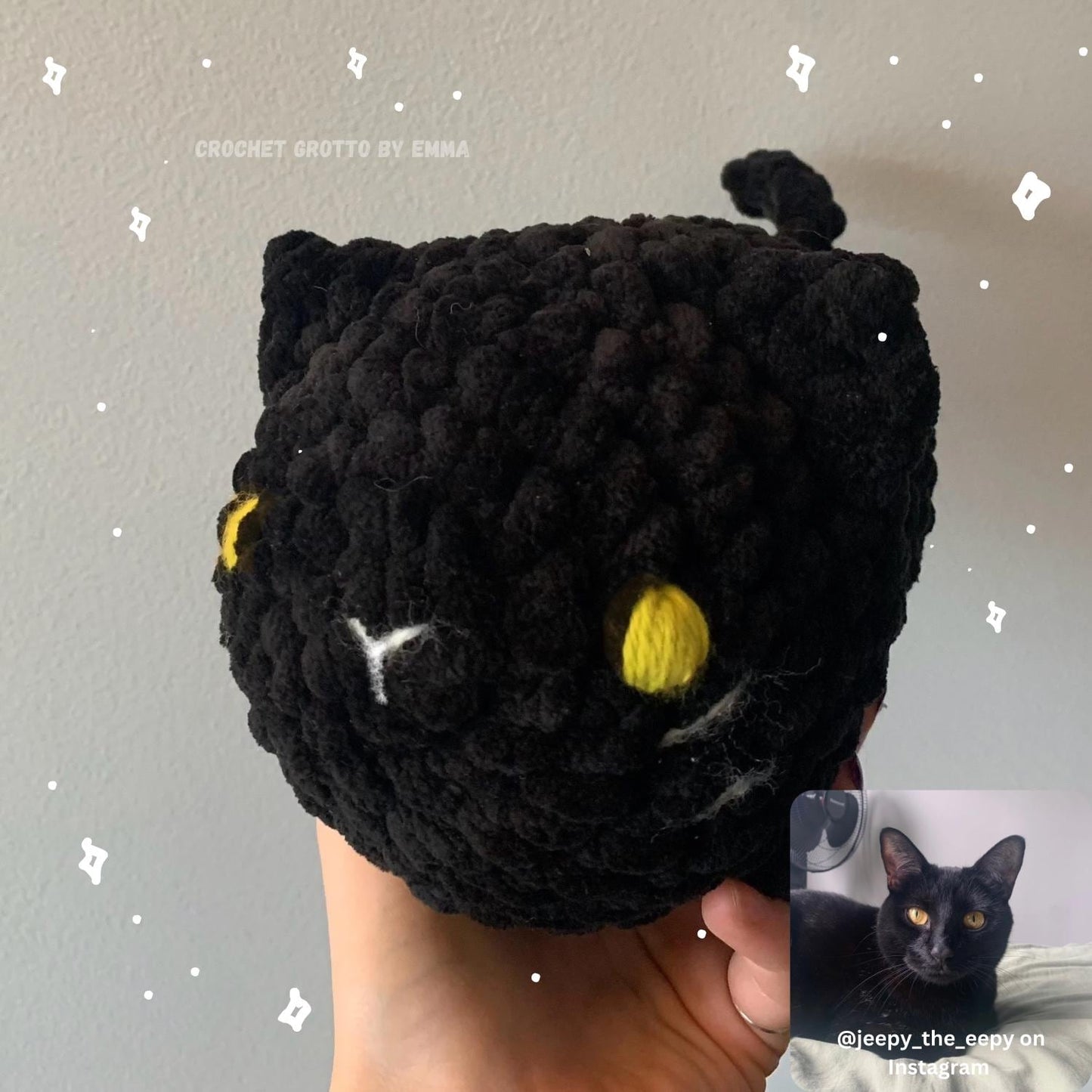 Customizable Pet Cat Crochet Plushies | Made to Order