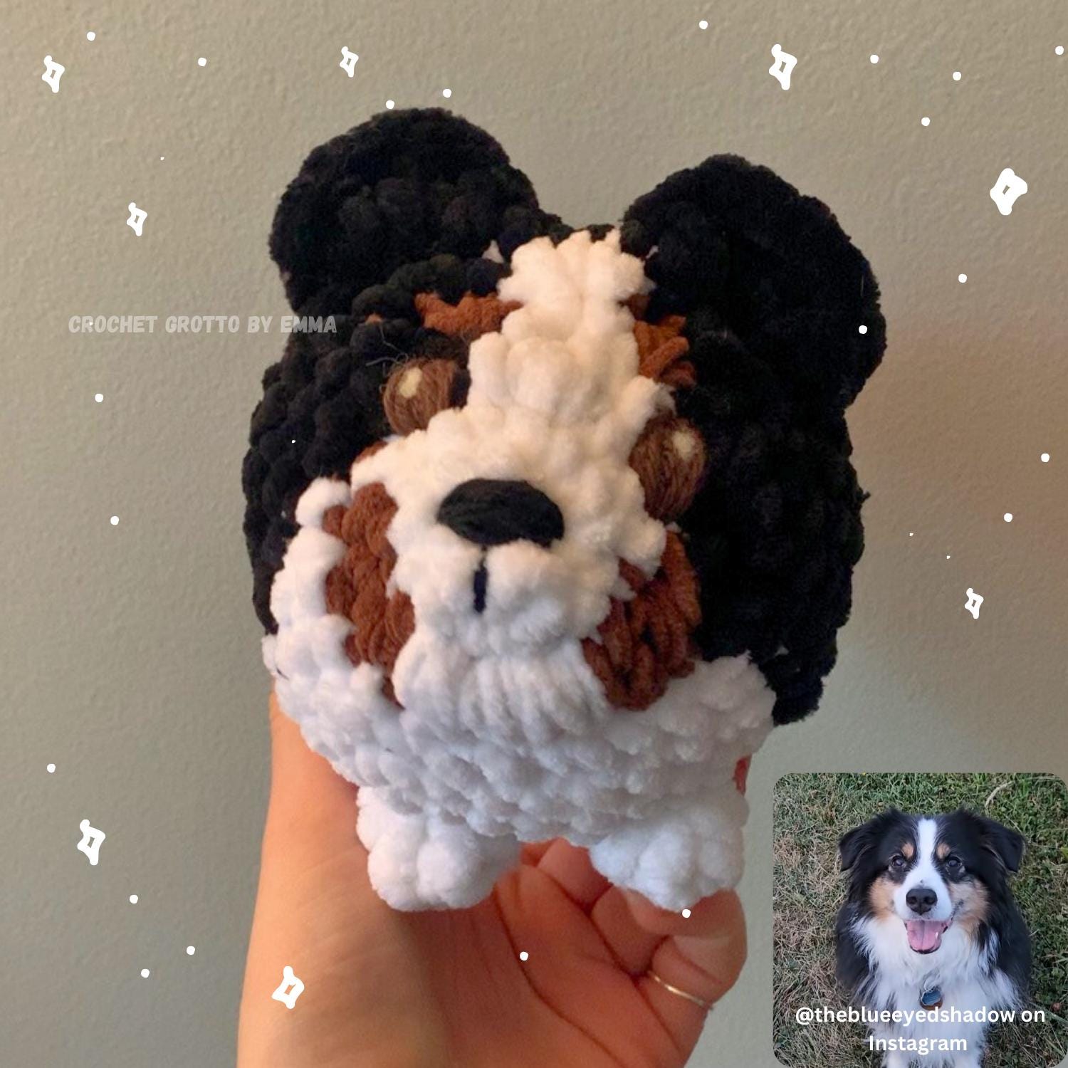 Customizable Pet Dog Crochet Plushies | Made to Order