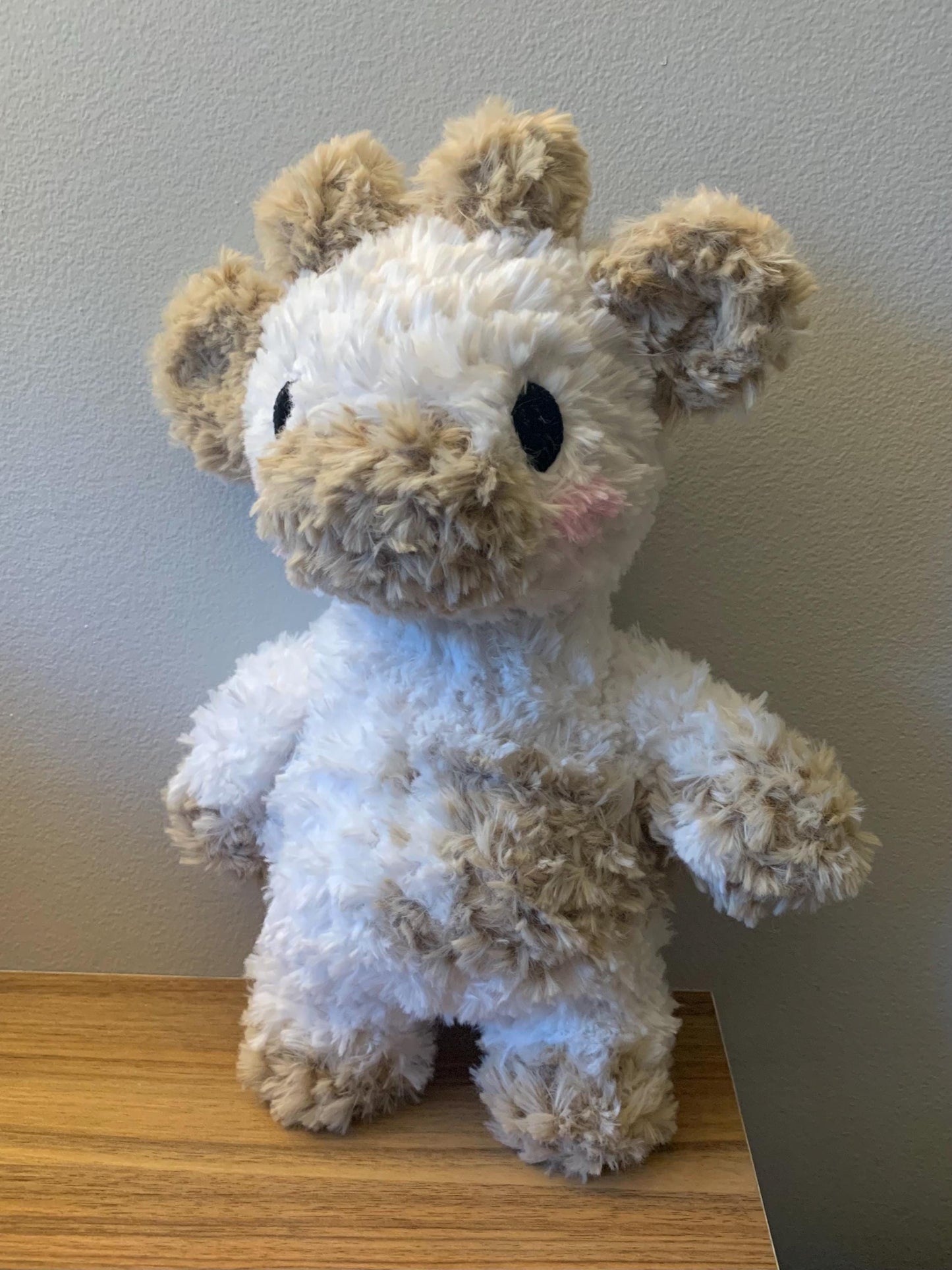 Fluffy Cow Weighted Crochet Plush — Made to Order