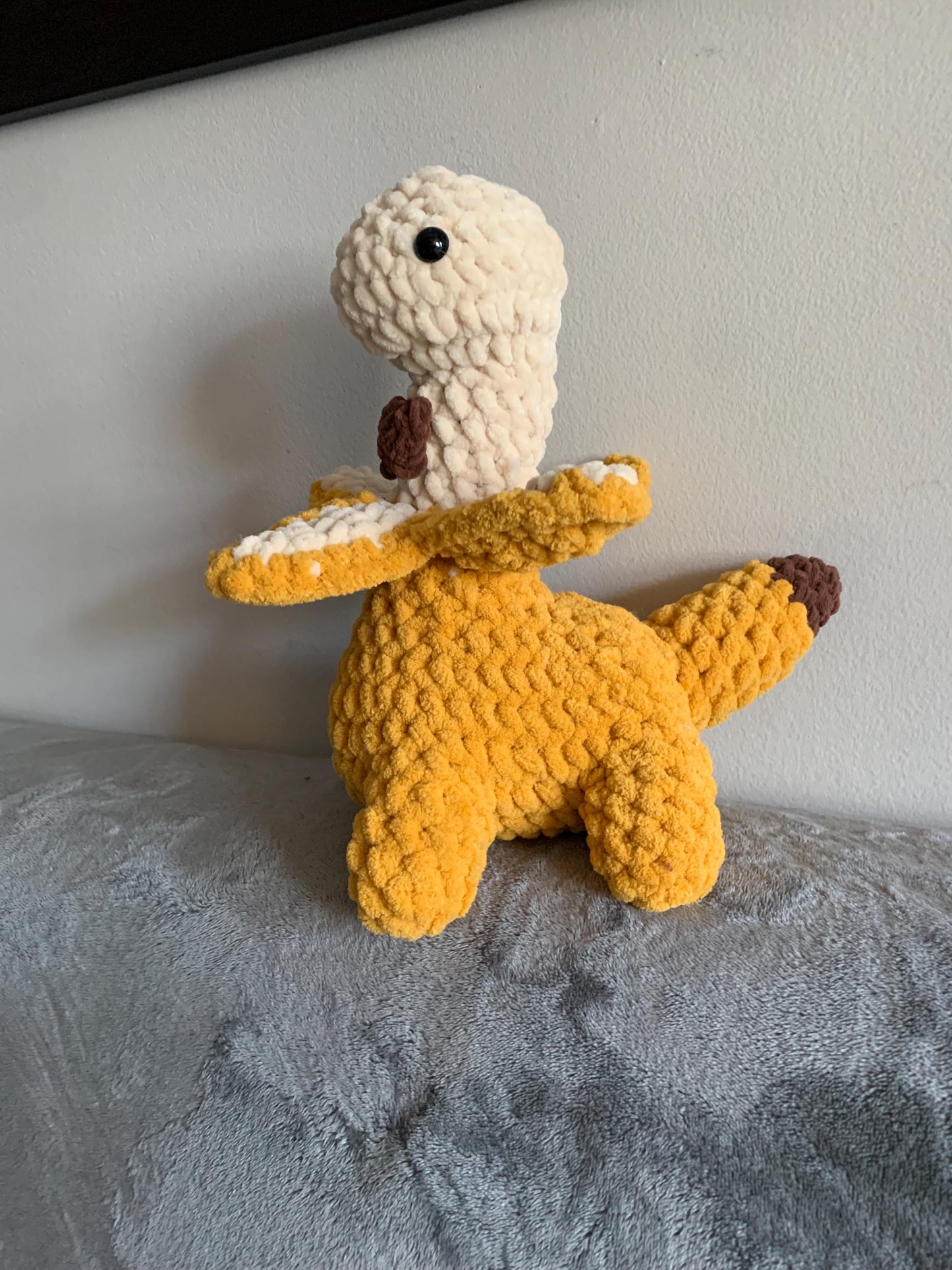 Dapper Bananasaurus Crochet Plushie — Made to Order