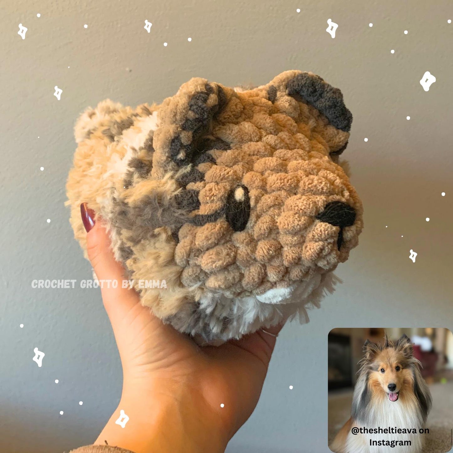 Customizable Pet Dog Crochet Plushies | Made to Order
