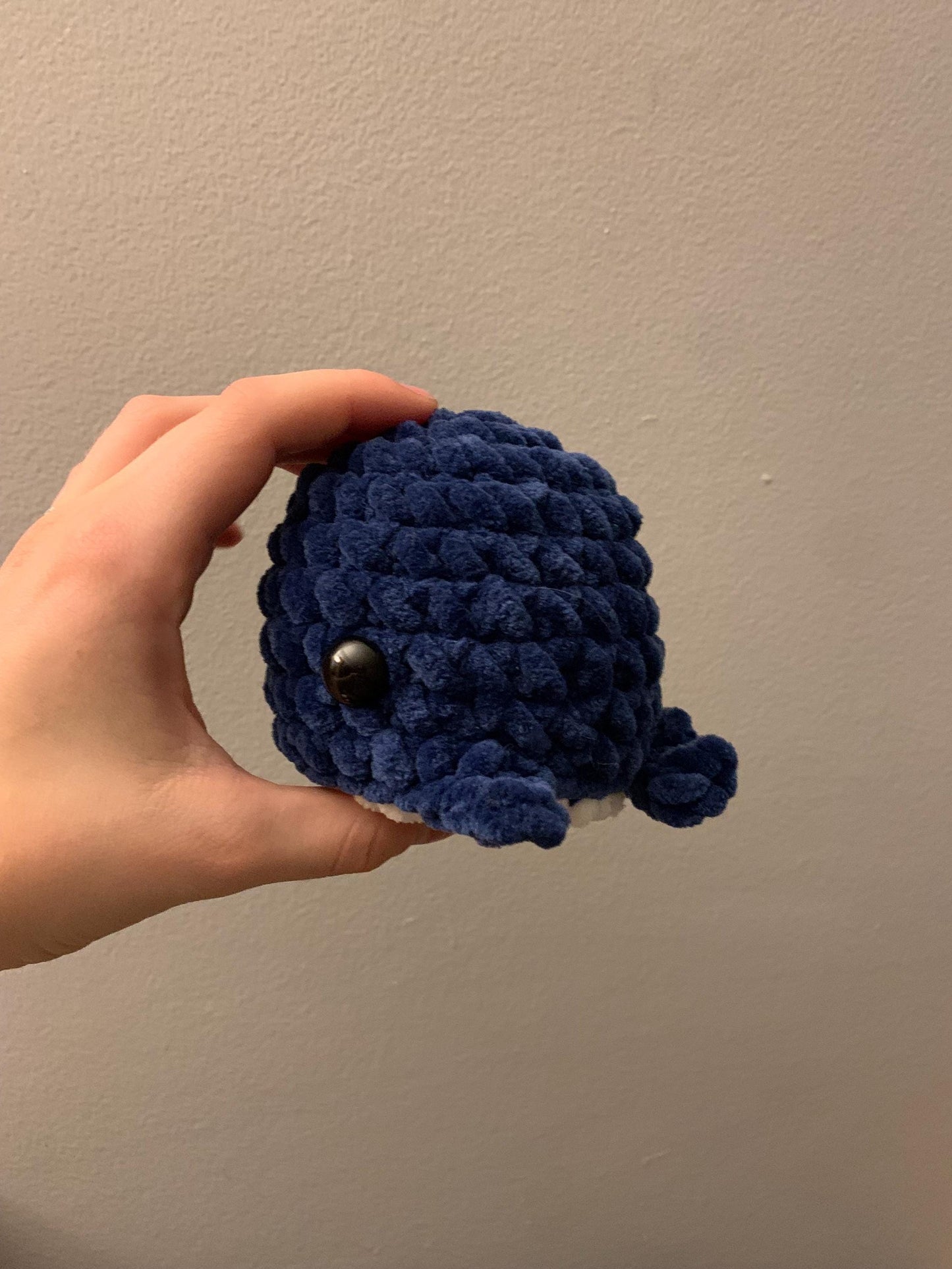 Chubby Little Whale Crochet Plushie