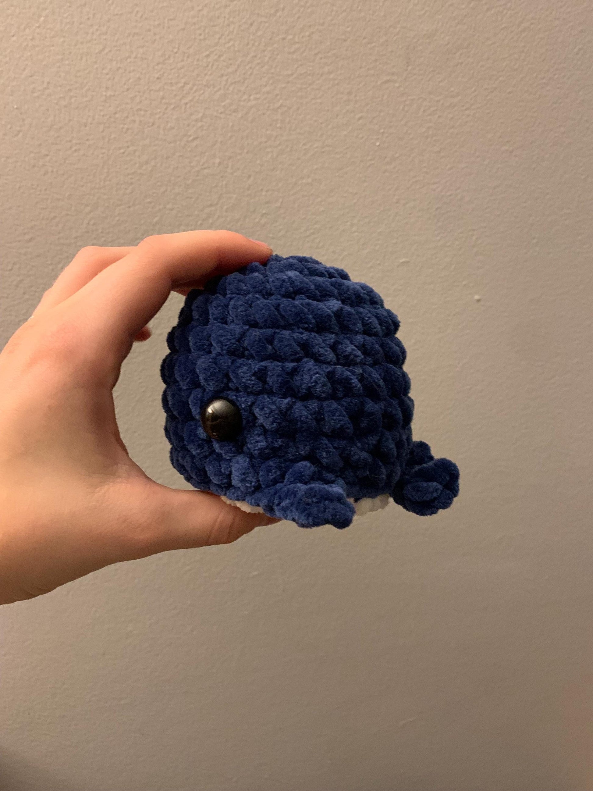 Chubby Little Whale Crochet Plushie