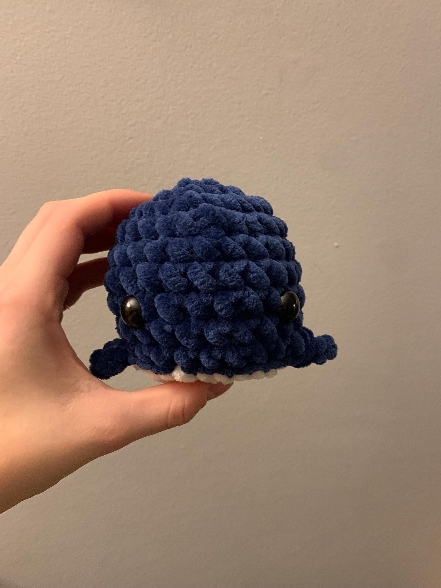 Chubby Little Whale Crochet Plushie
