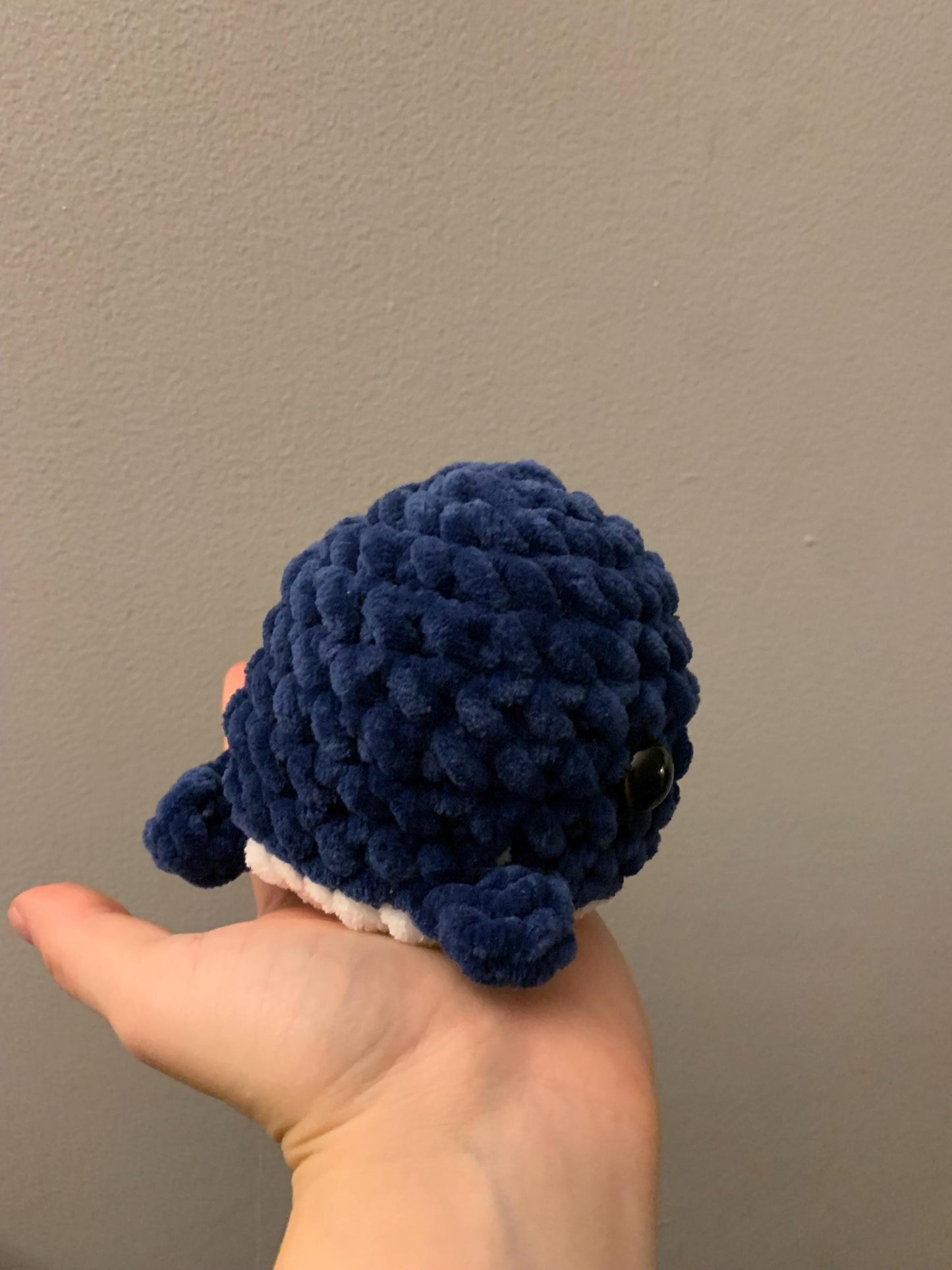 Chubby Little Whale Crochet Plushie