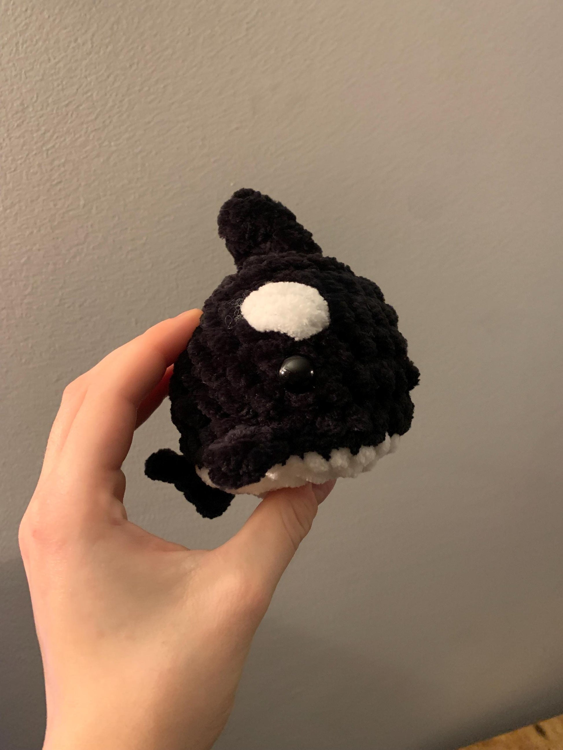 Chubby Little Orca Crochet Plushie