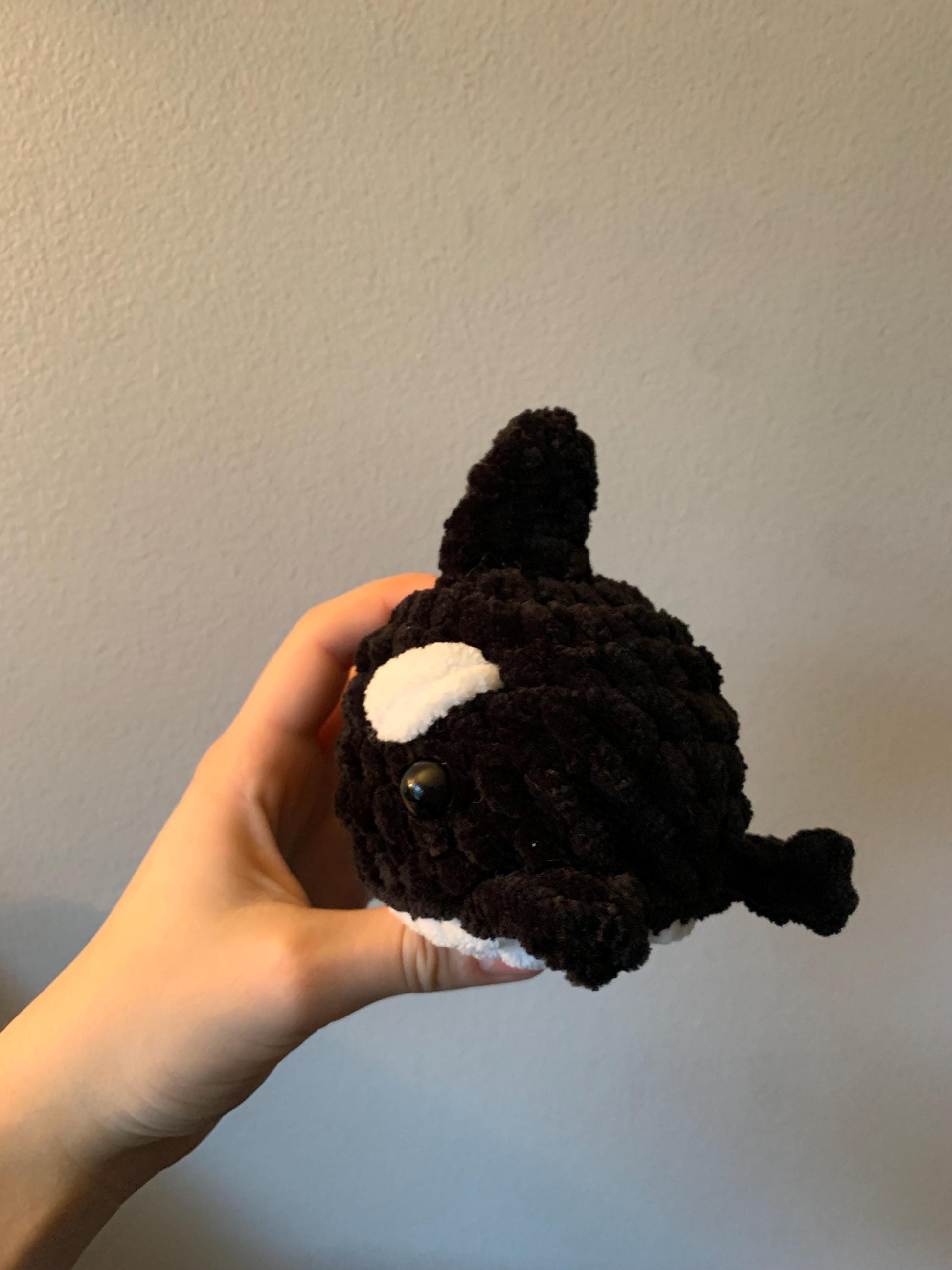 Chubby Little Orca Crochet Plushie