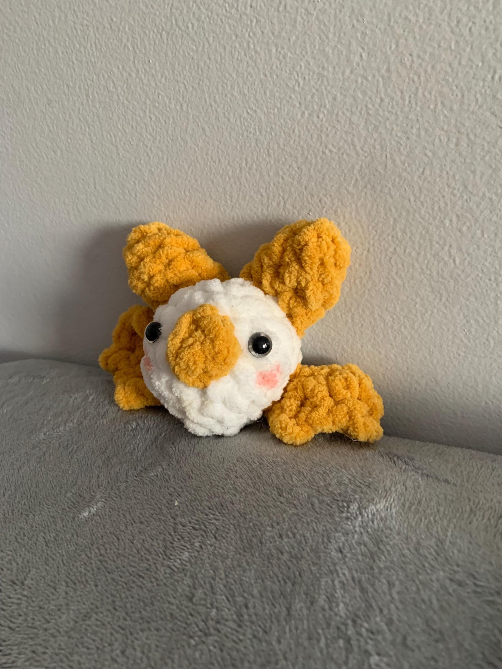 Honduran White Bat Crochet Plush