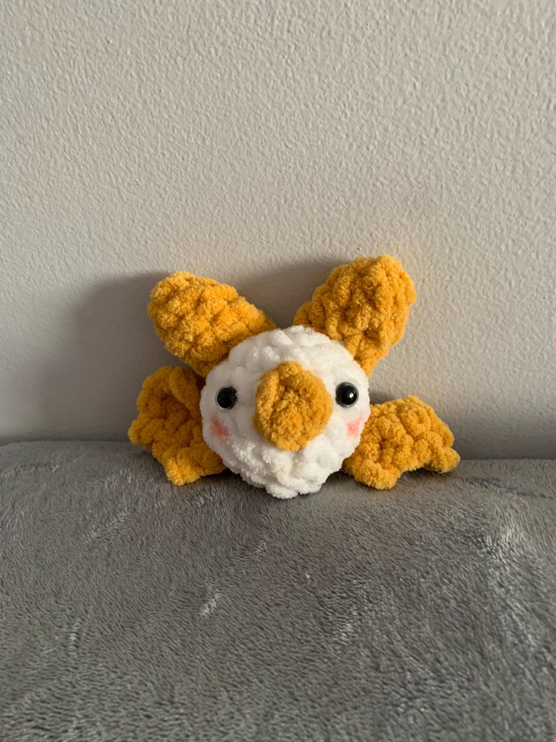 Honduran White Bat Crochet Plush
