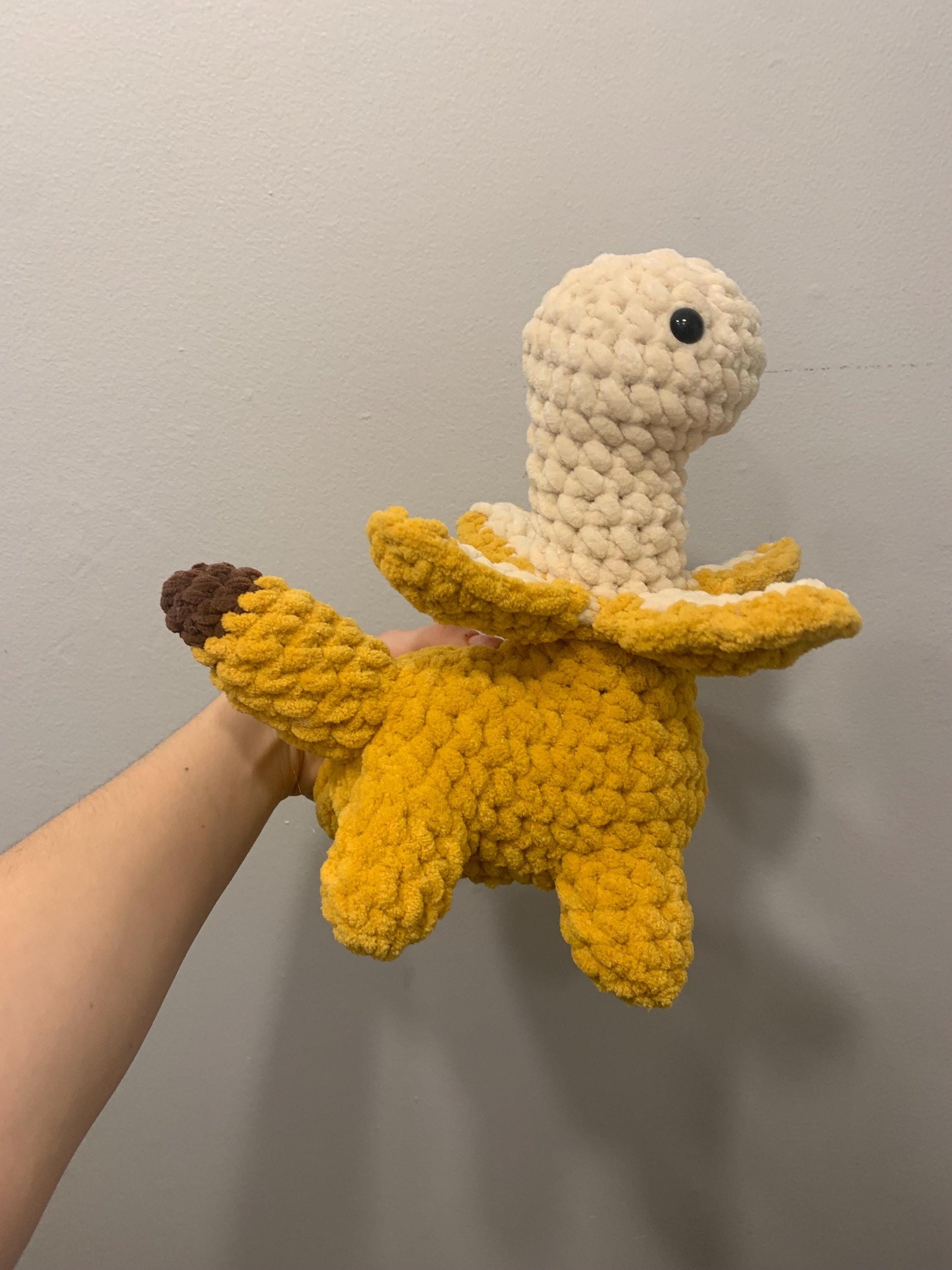 Bananasaurus Crochet Plush — Made to Order