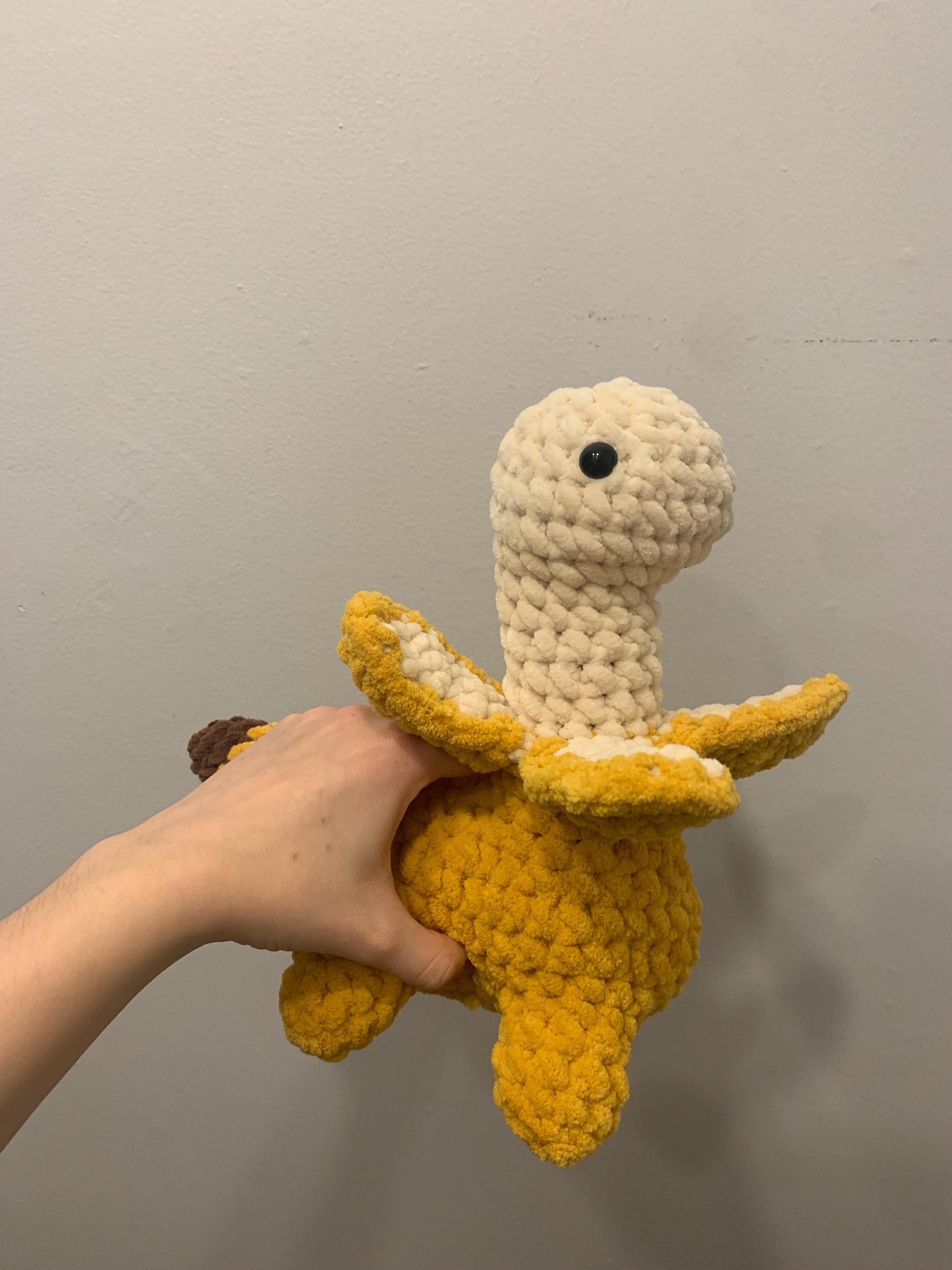 Bananasaurus Crochet Plush — Made to Order