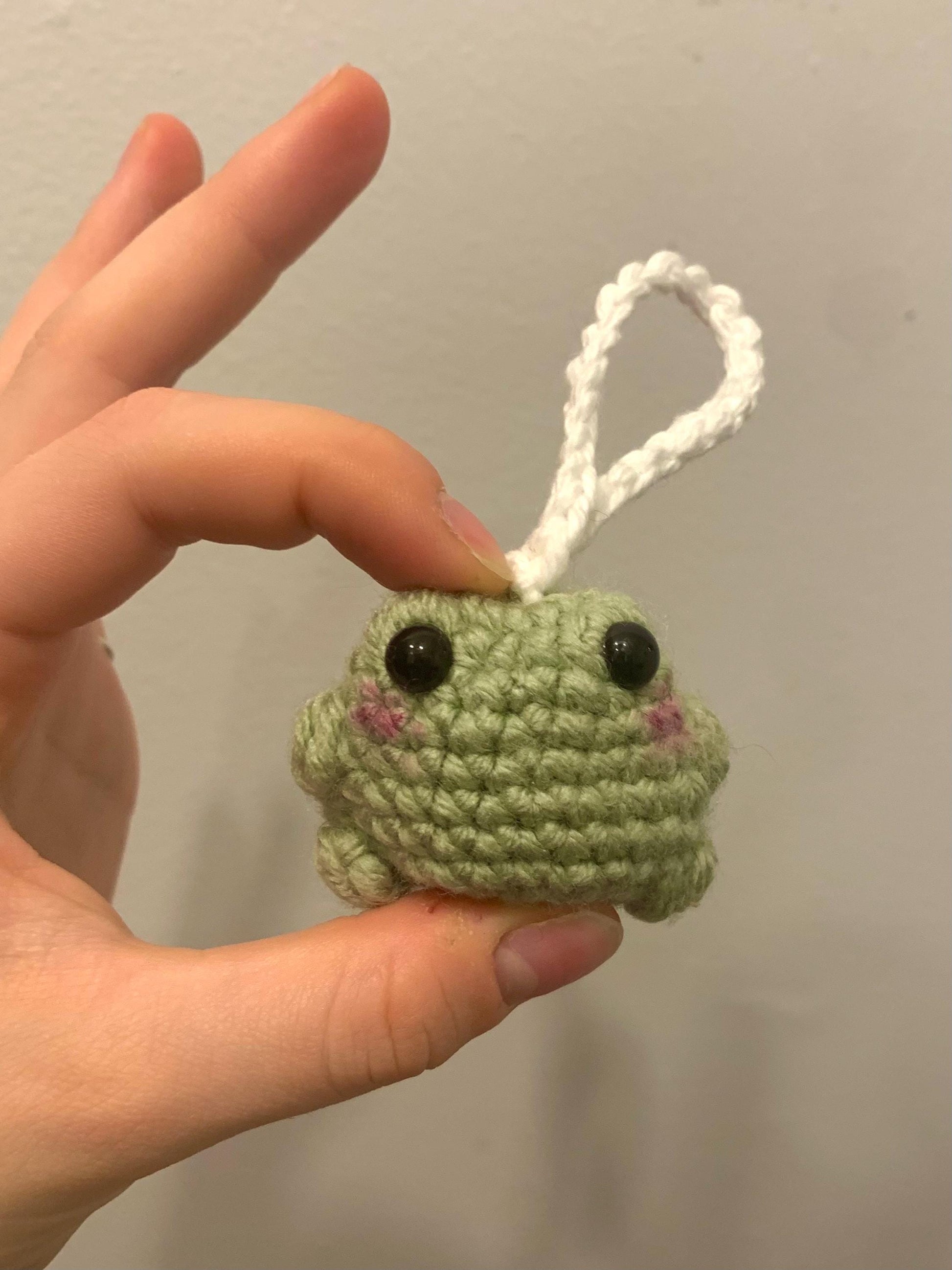 Little Frog Crochet Ornament