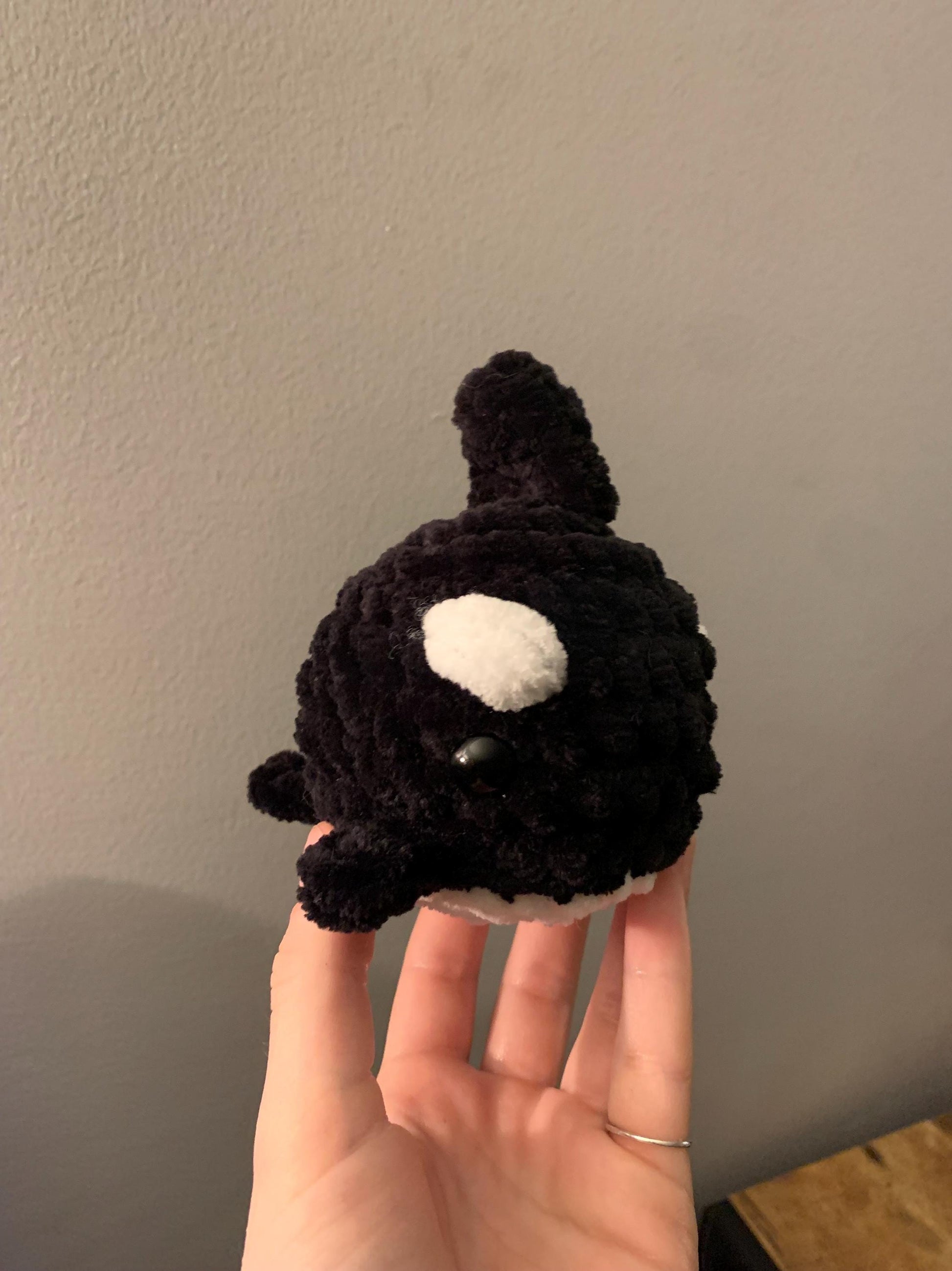 Chubby Little Orca Crochet Plushie
