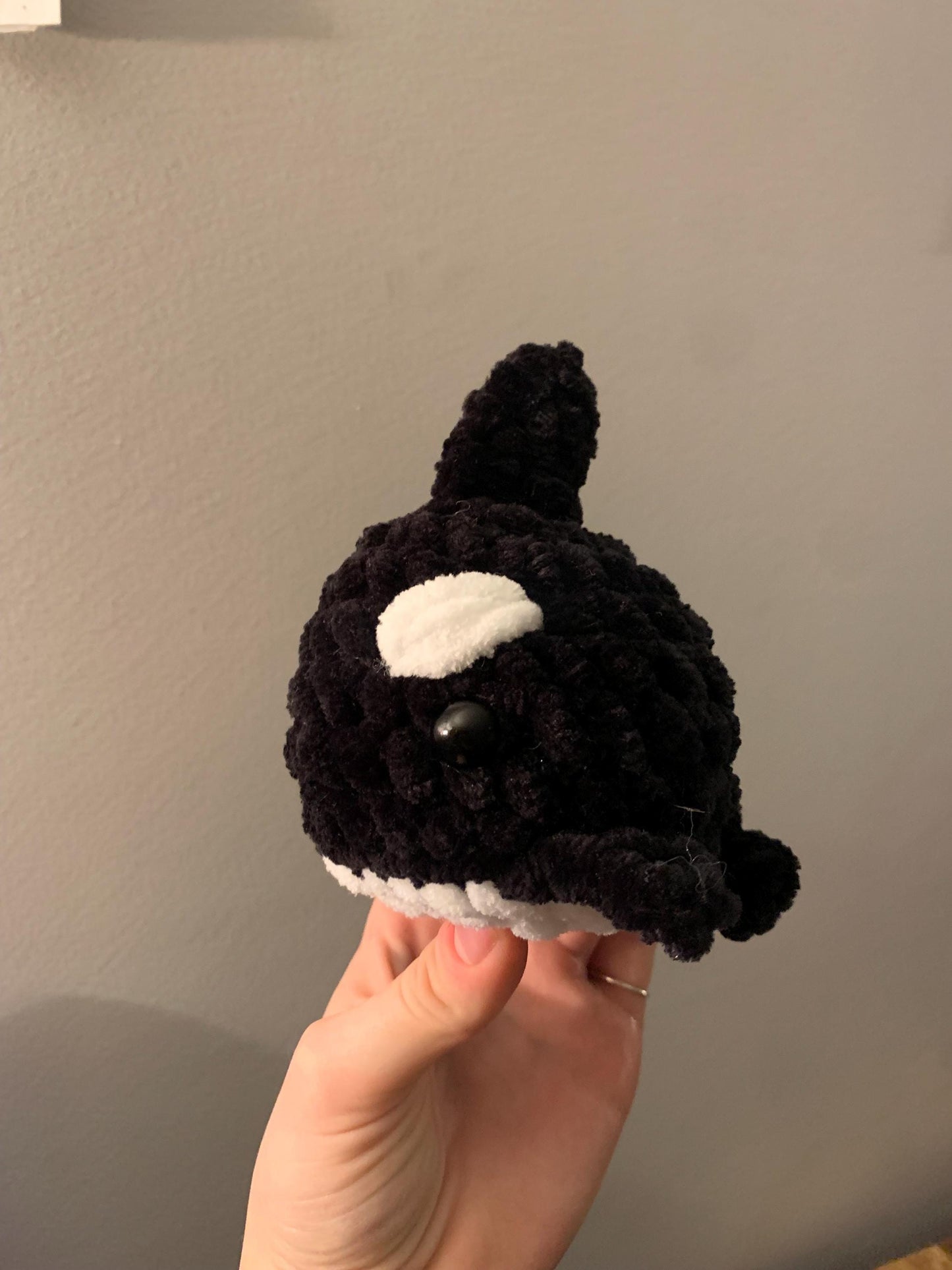 Chubby Little Orca Crochet Plushie
