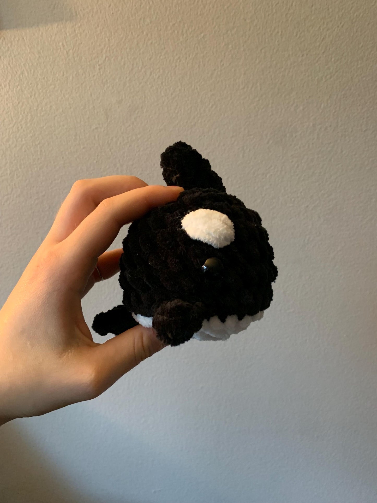 Chubby Little Orca Crochet Plushie