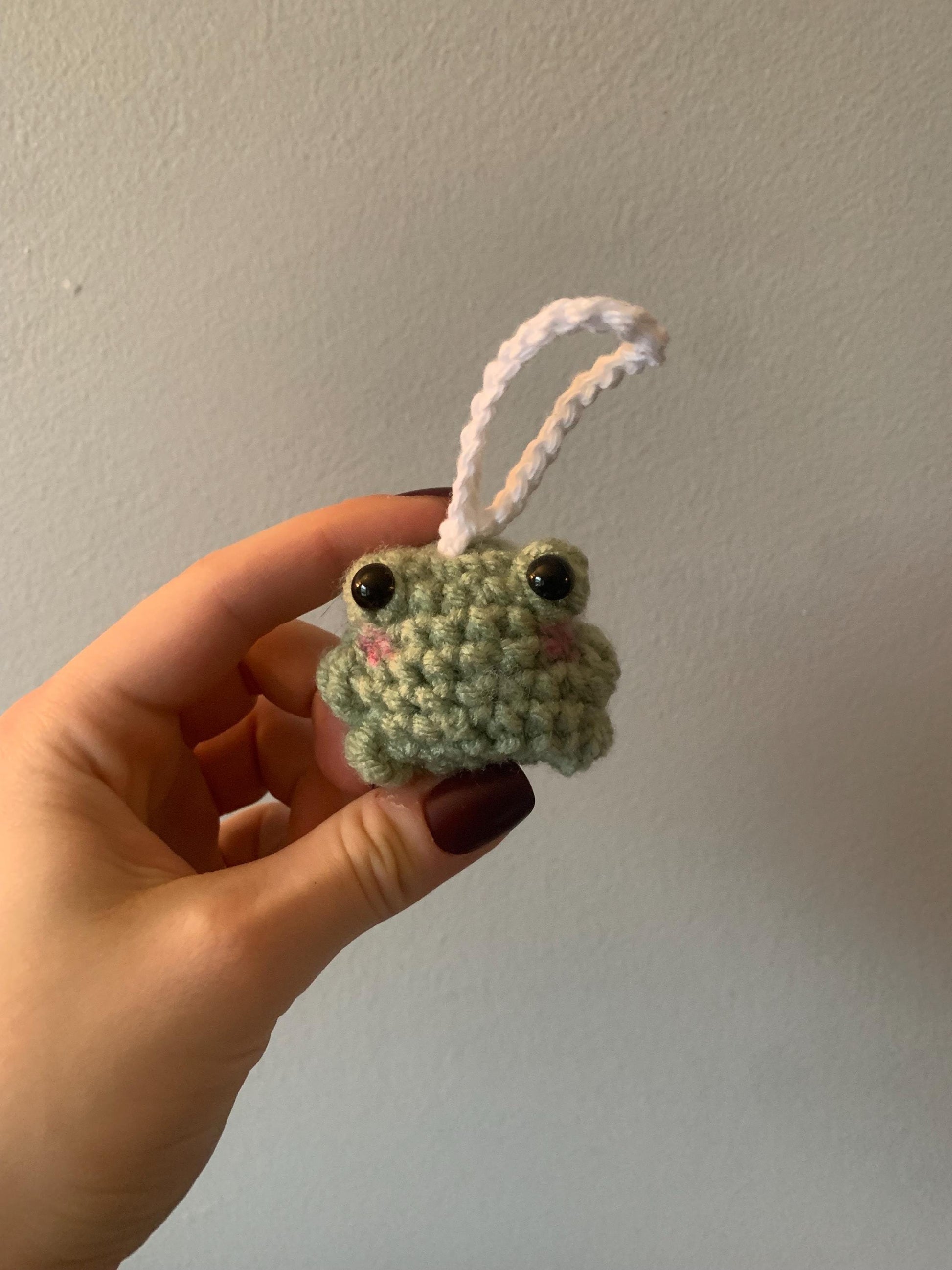 Little Frog Crochet Ornament