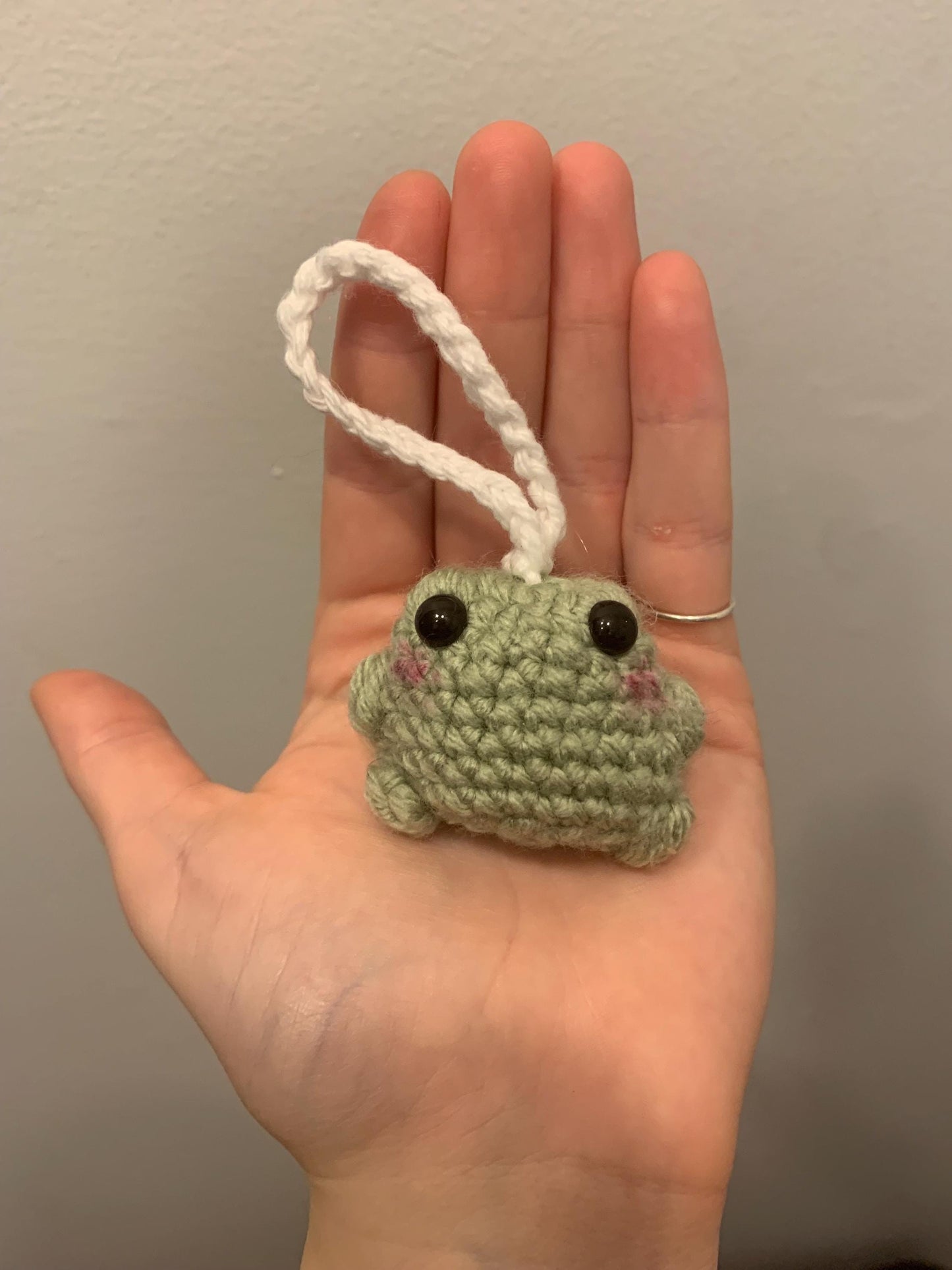 Little Frog Crochet Ornament