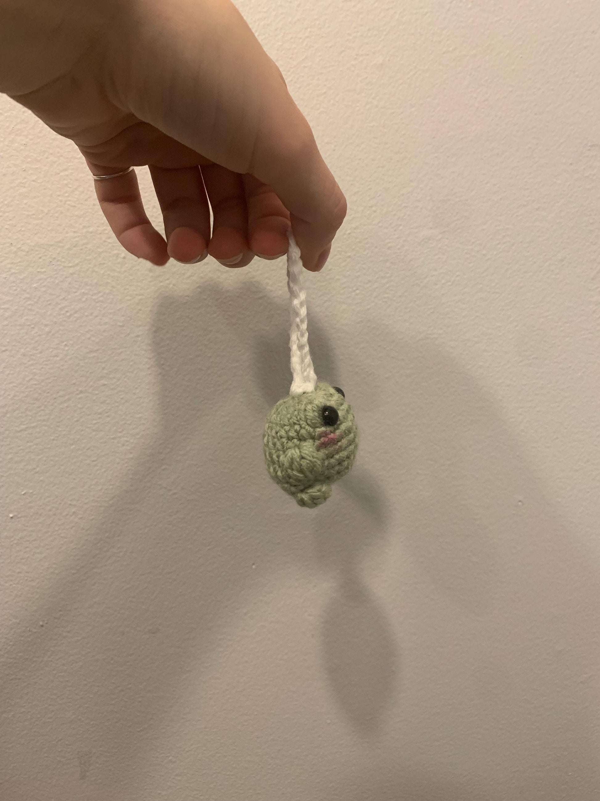 Little Frog Crochet Ornament