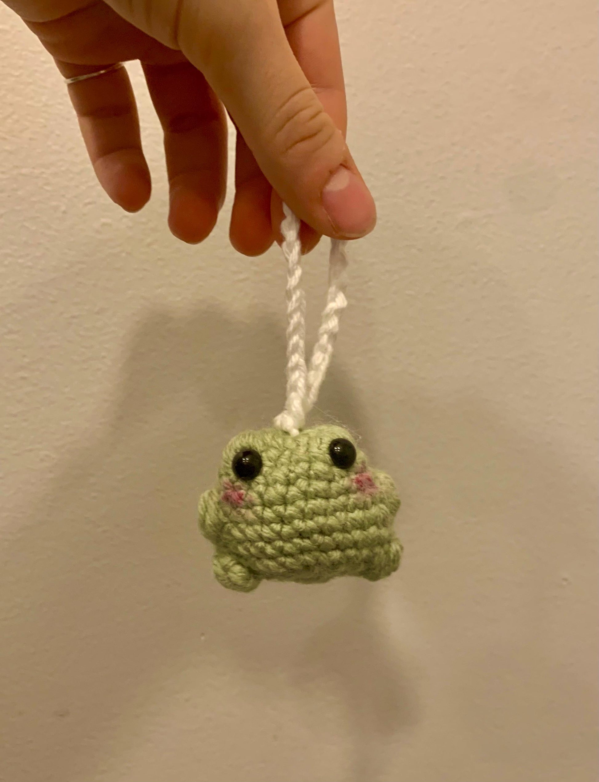 Little Frog Crochet Ornament