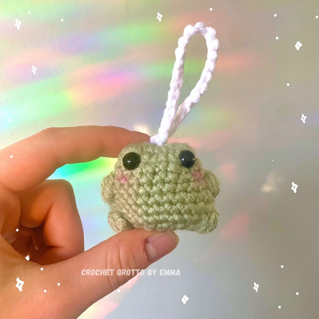 Little Frog Crochet Ornament