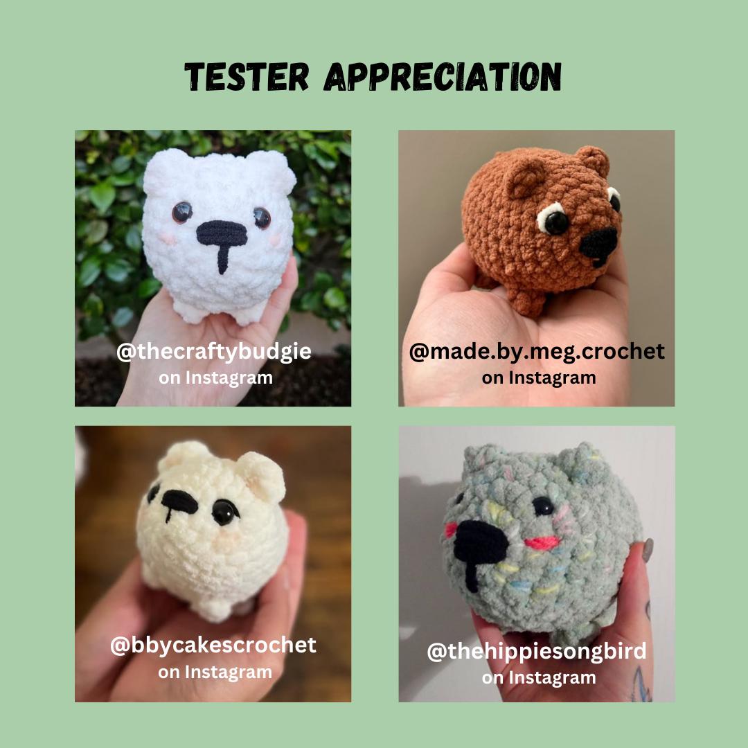 Crochet PDF Pattern Bundle: Hummingbirds & Bears