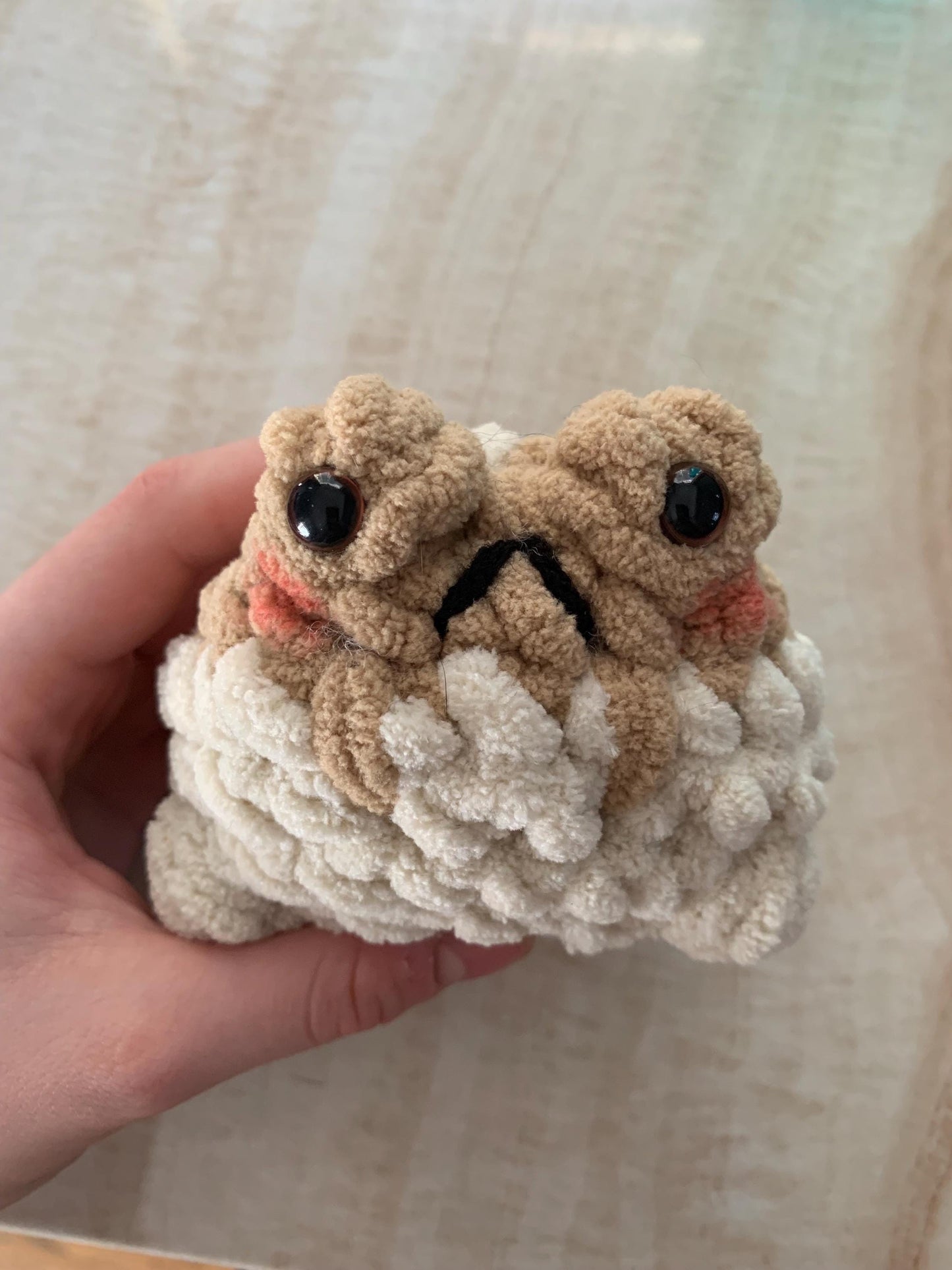 Desert Rain Frog Crochet Plushie