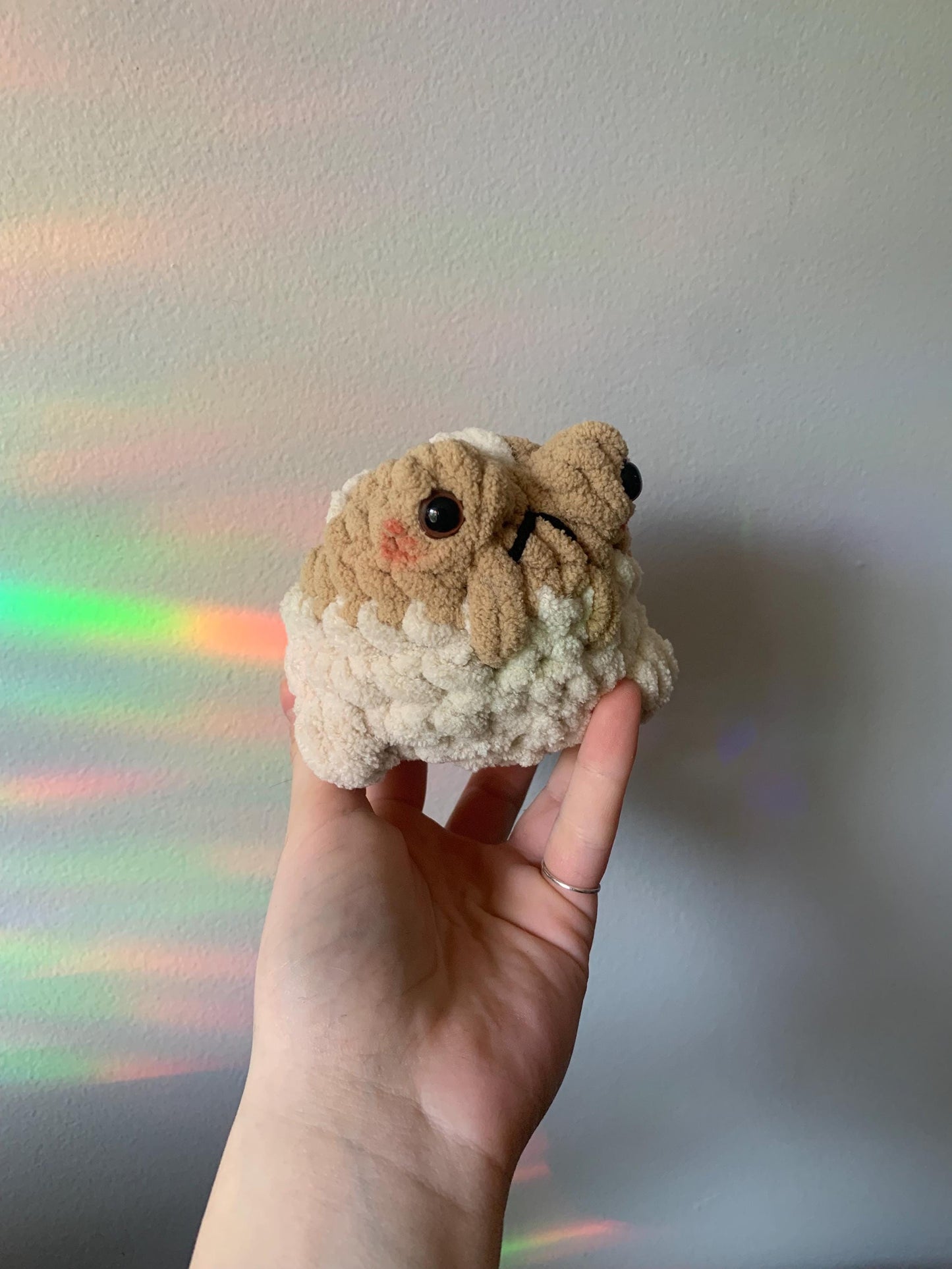 Desert Rain Frog Crochet Plushie