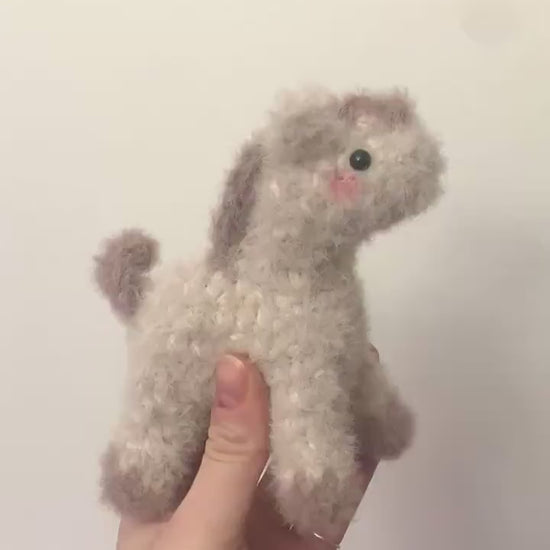Fuzzy Foal Crochet Plushie