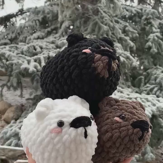 PDF Download: No-Sew Chubby Bear Crochet Pattern