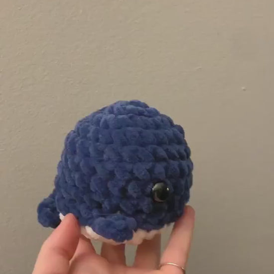 Chubby Little Whale Crochet Plushie