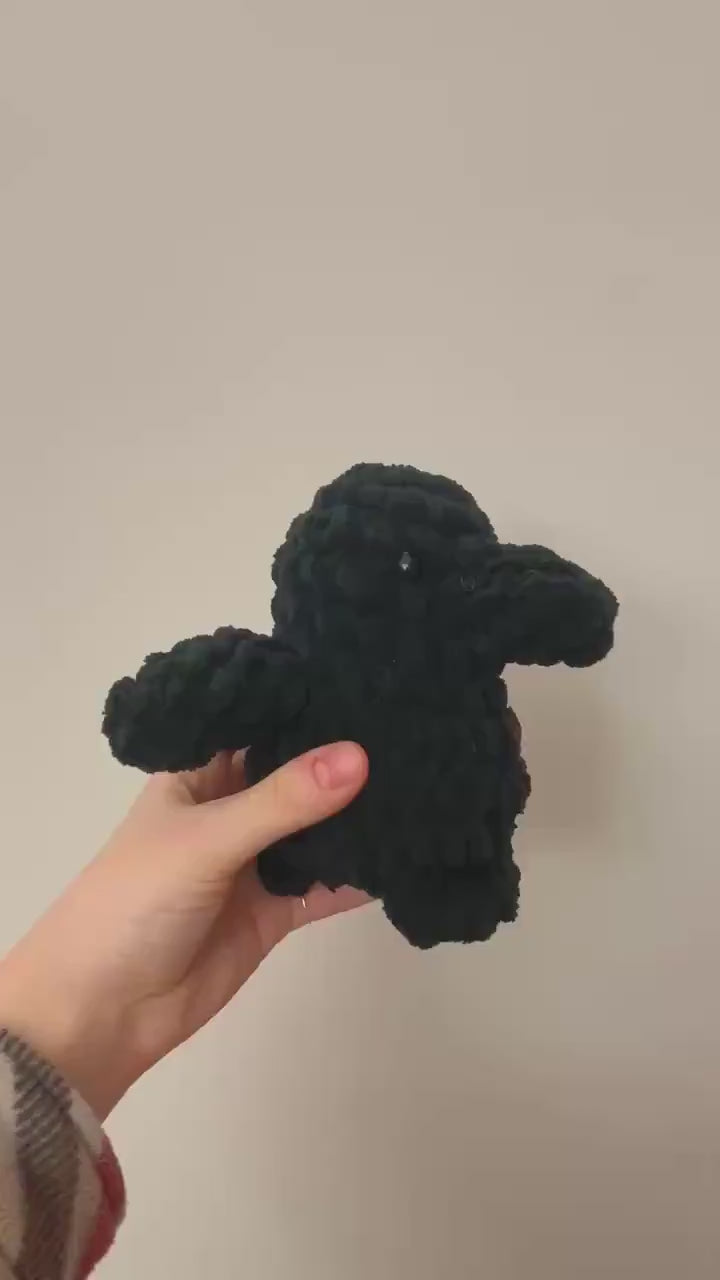 PDF Download: Low-Sew Chubby Crow Crochet Pattern
