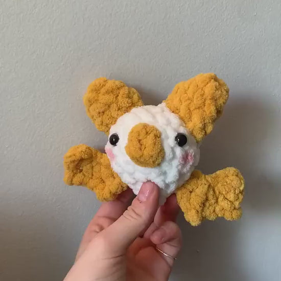Honduran White Bat Crochet Plush