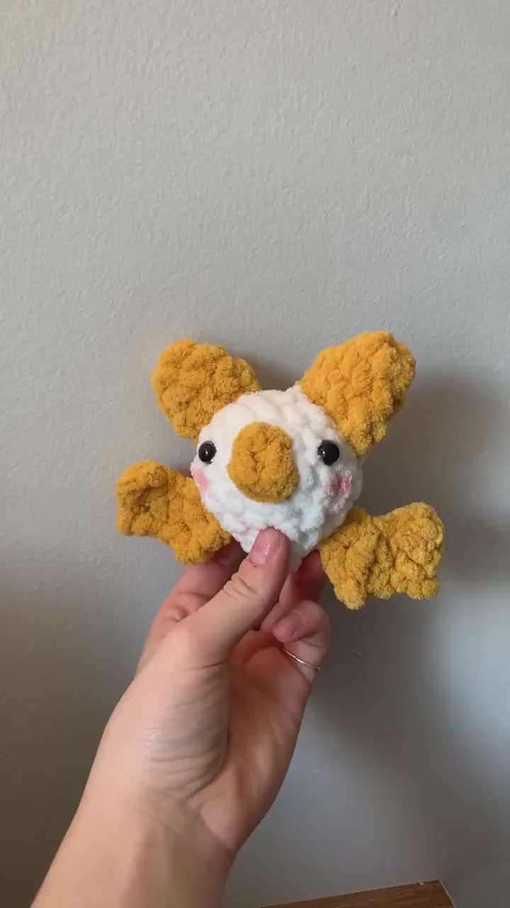 Honduran White Bat Crochet Plush
